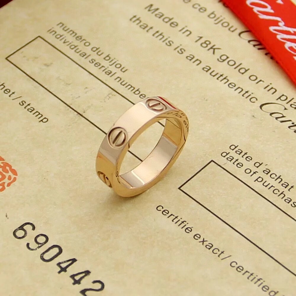 Cartier LOVE Ring Rose Gold – Cartier LOVE Ring – 18K Rose Gold Iconic