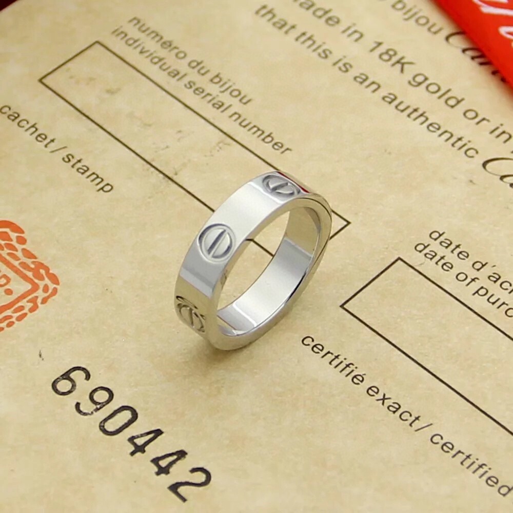 Cartier Silver Love Ring – Iconic Design