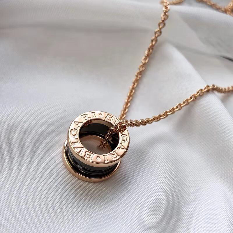 Bvlgari Rose Gold Ceramic – Bvlgari Rose Gold Black Ceramic Necklace
