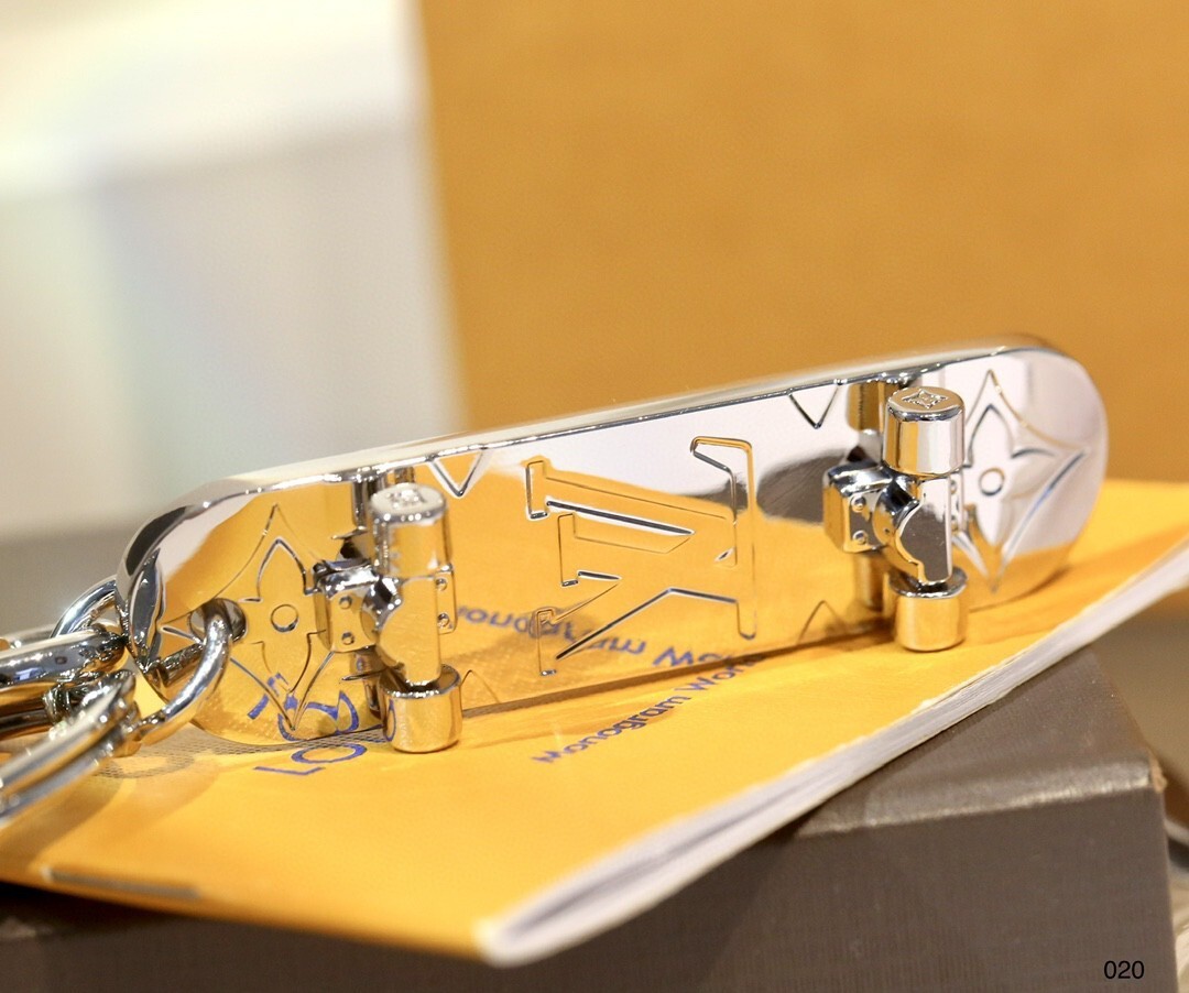 Louis Vuitton Silver Skateboard Bag Charm