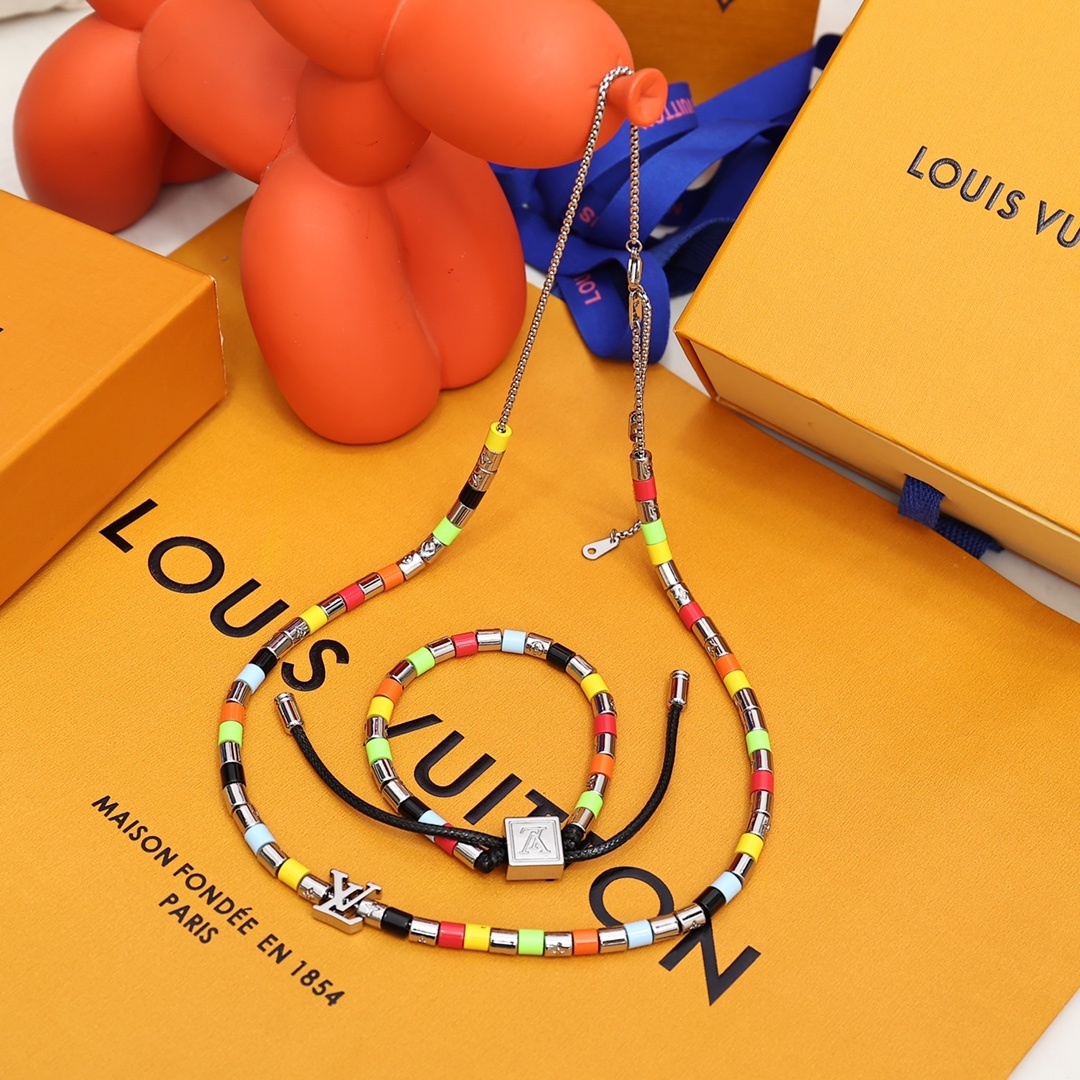 Louis Vuitton Colorful Beaded Set – Louis Vuitton Colorful Beaded