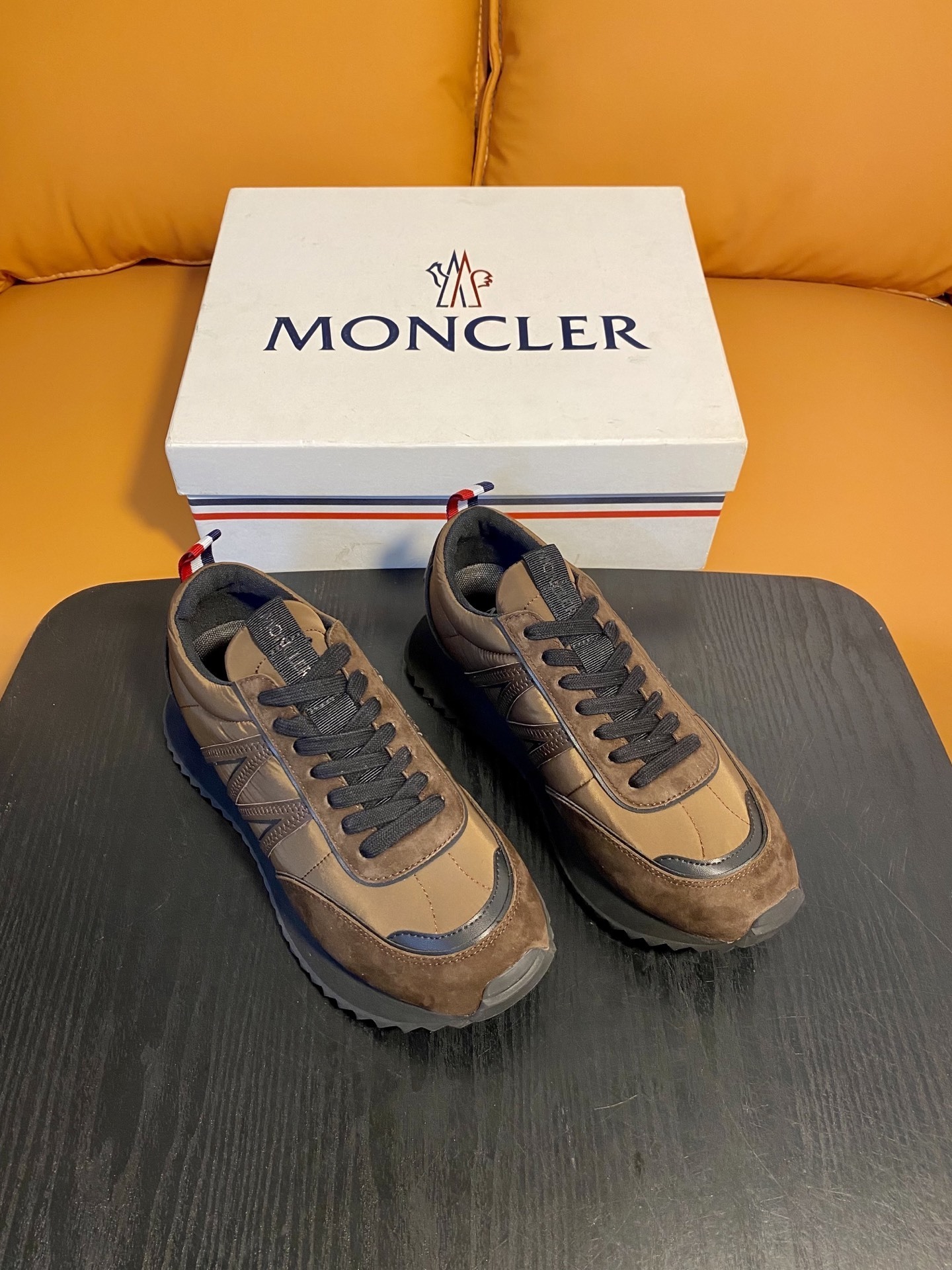 Hermès Signature H Buckle Belt Black Textured Leather Gold-Tone