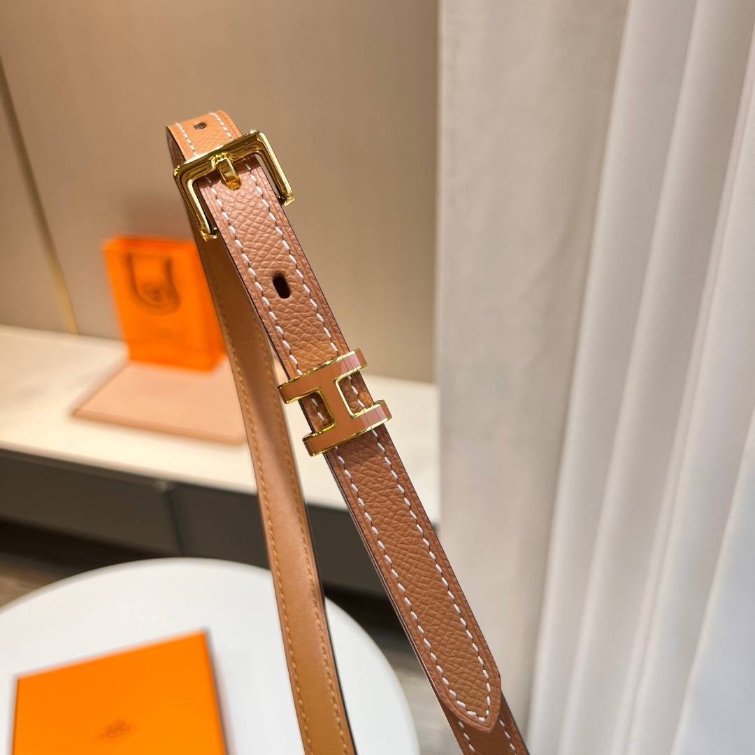 Hermes Gold Epsom Leather Belt Bag with Gold Hardware