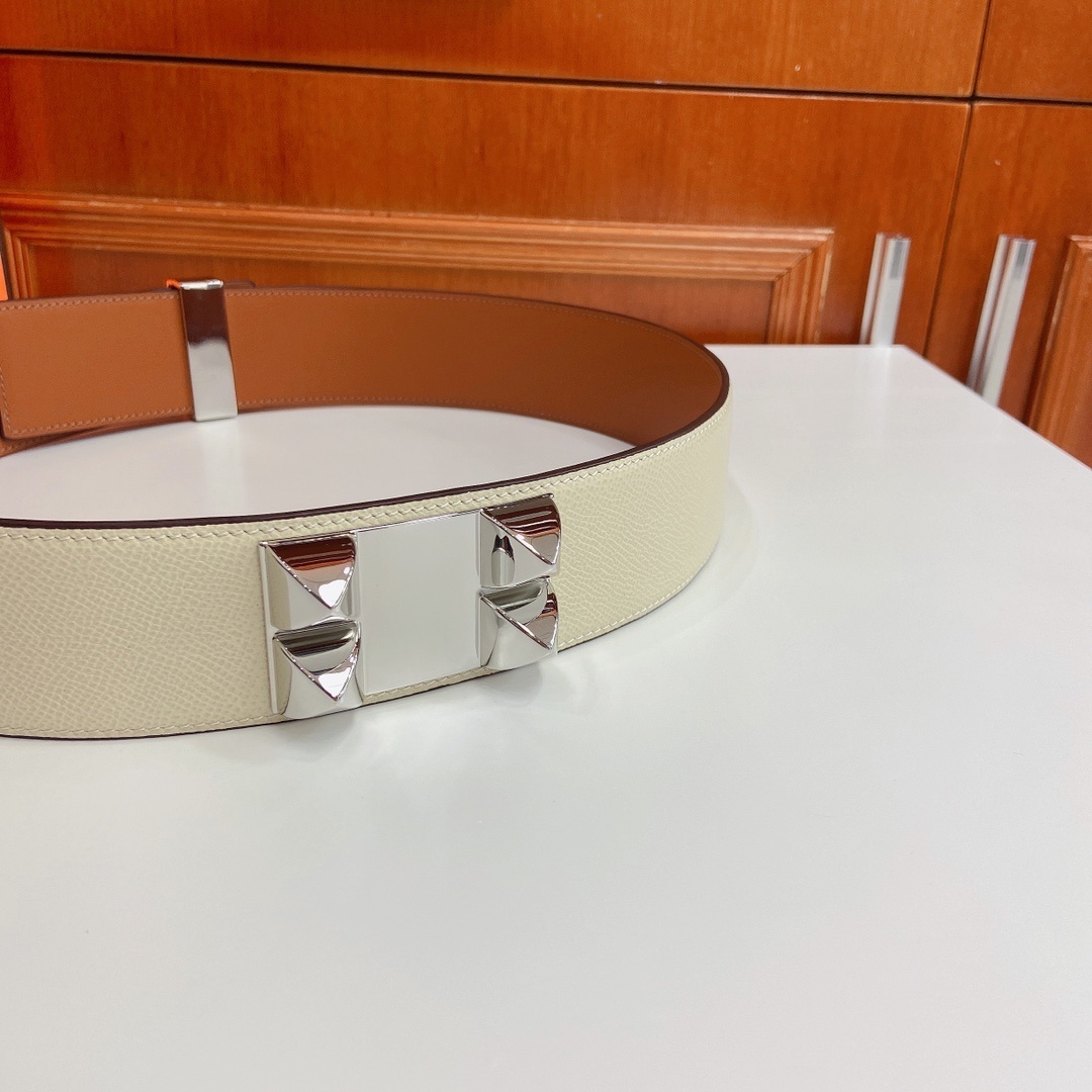 Hermes Collier de Chien Belt - Epsom Leather & Silver Hardware