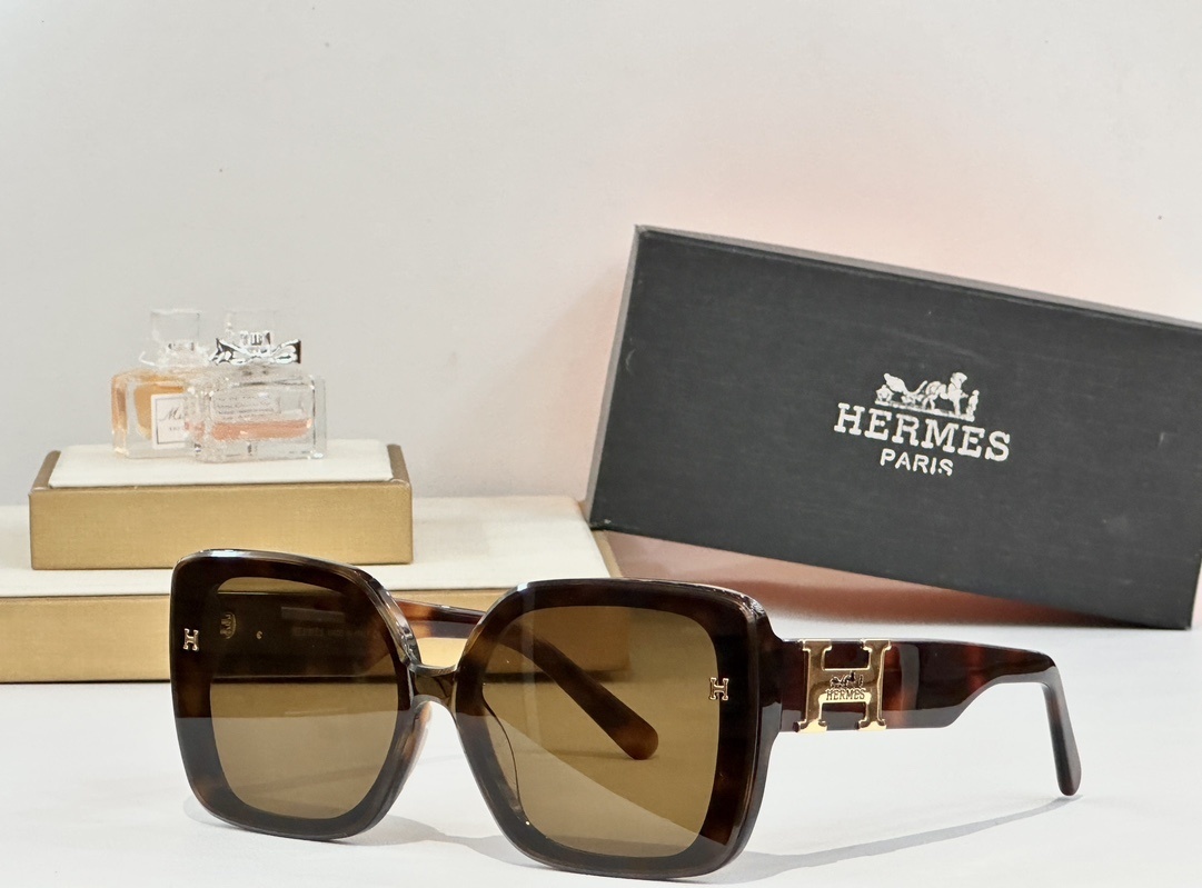 Luxury Oversized Square Sunglasses Orange Frame for Women