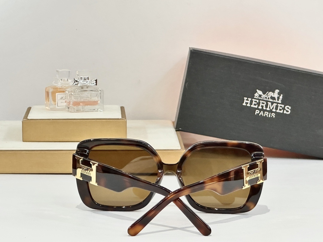 Luxury Oversized Square Sunglasses Orange Frame for Women