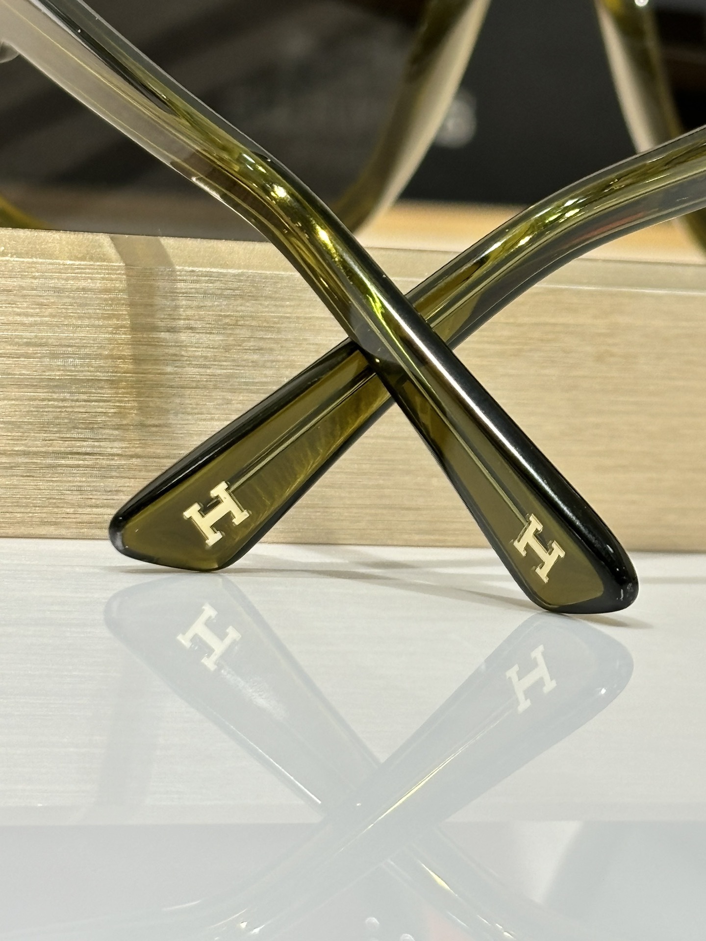 Luxury Women’s Oversized Square Sunglasses with Gold Logo Detail