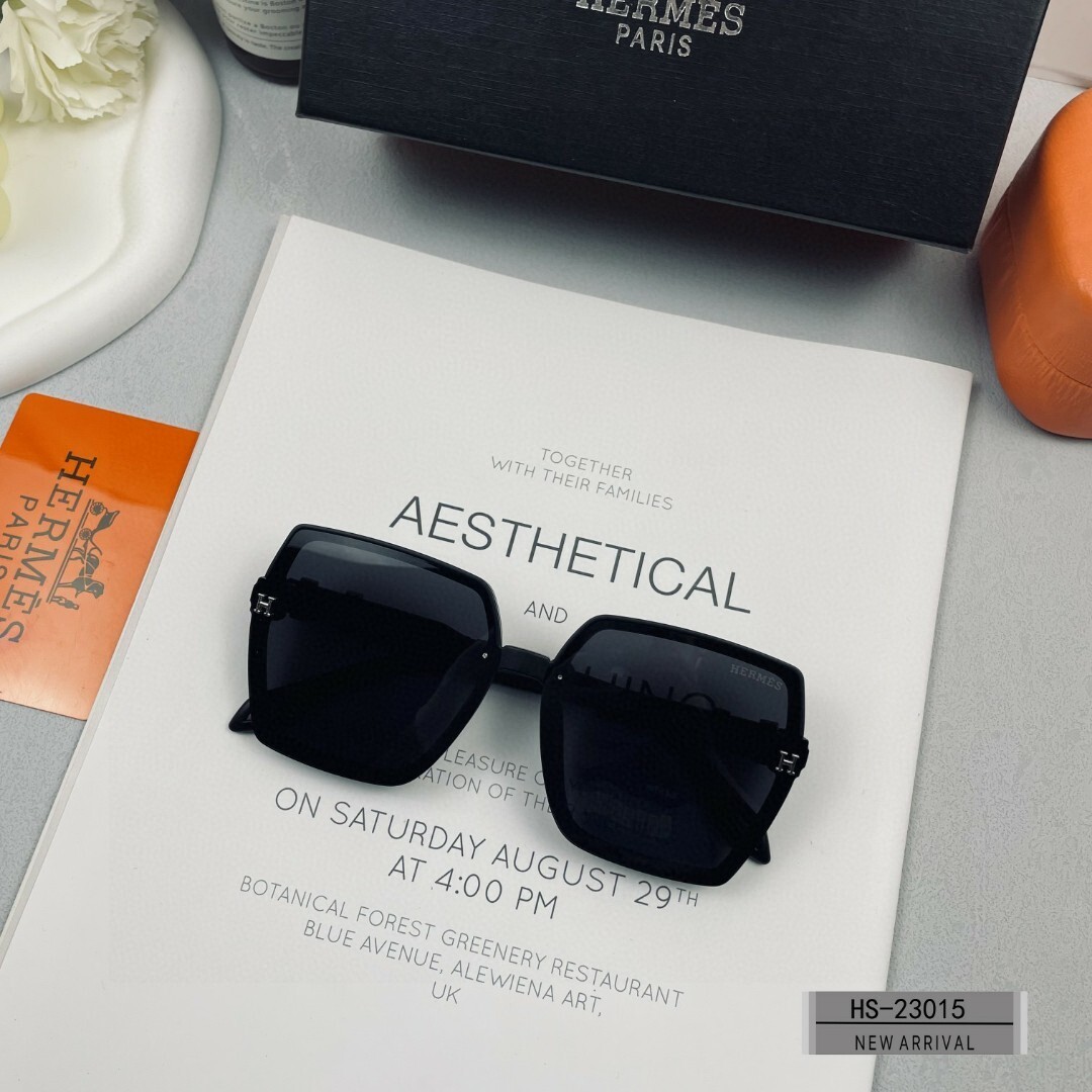 Luxury Oversized Square Sunglasses for Women – HS-23015 Black