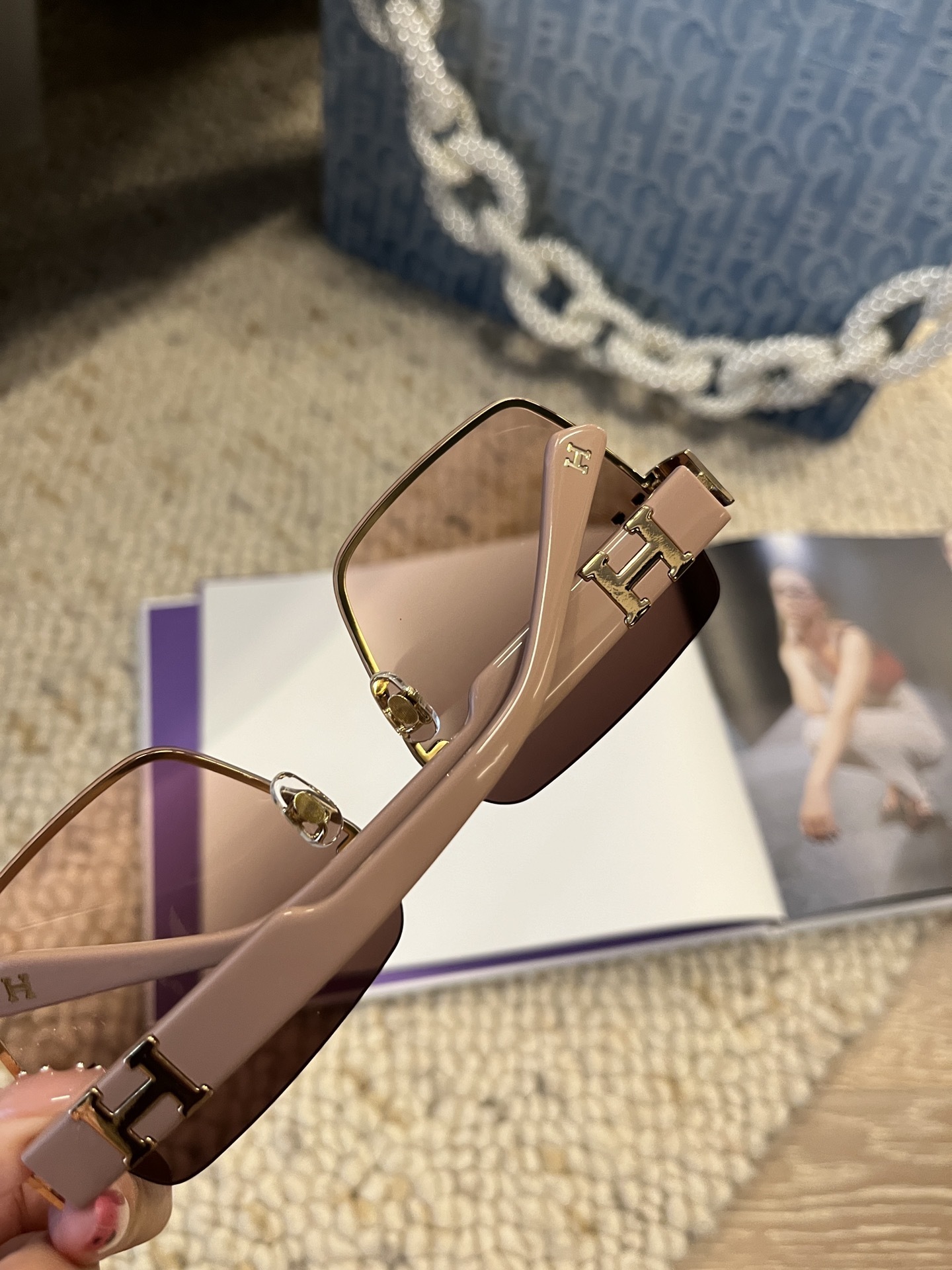 Luxury Oversized Square Sunglasses for Women – Chic Gradient Lenses