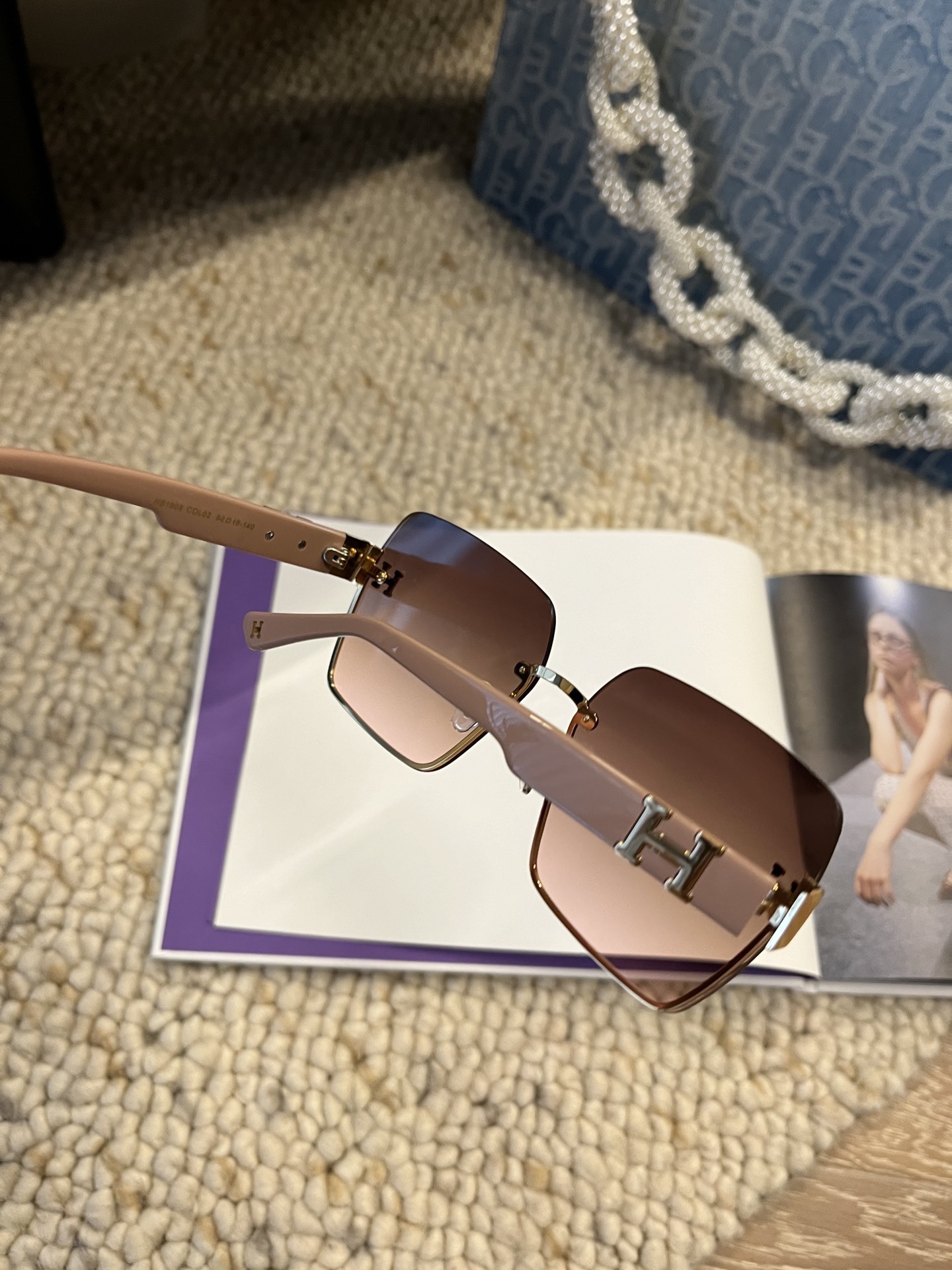 Luxury Oversized Square Sunglasses for Women – Chic Gradient Lenses