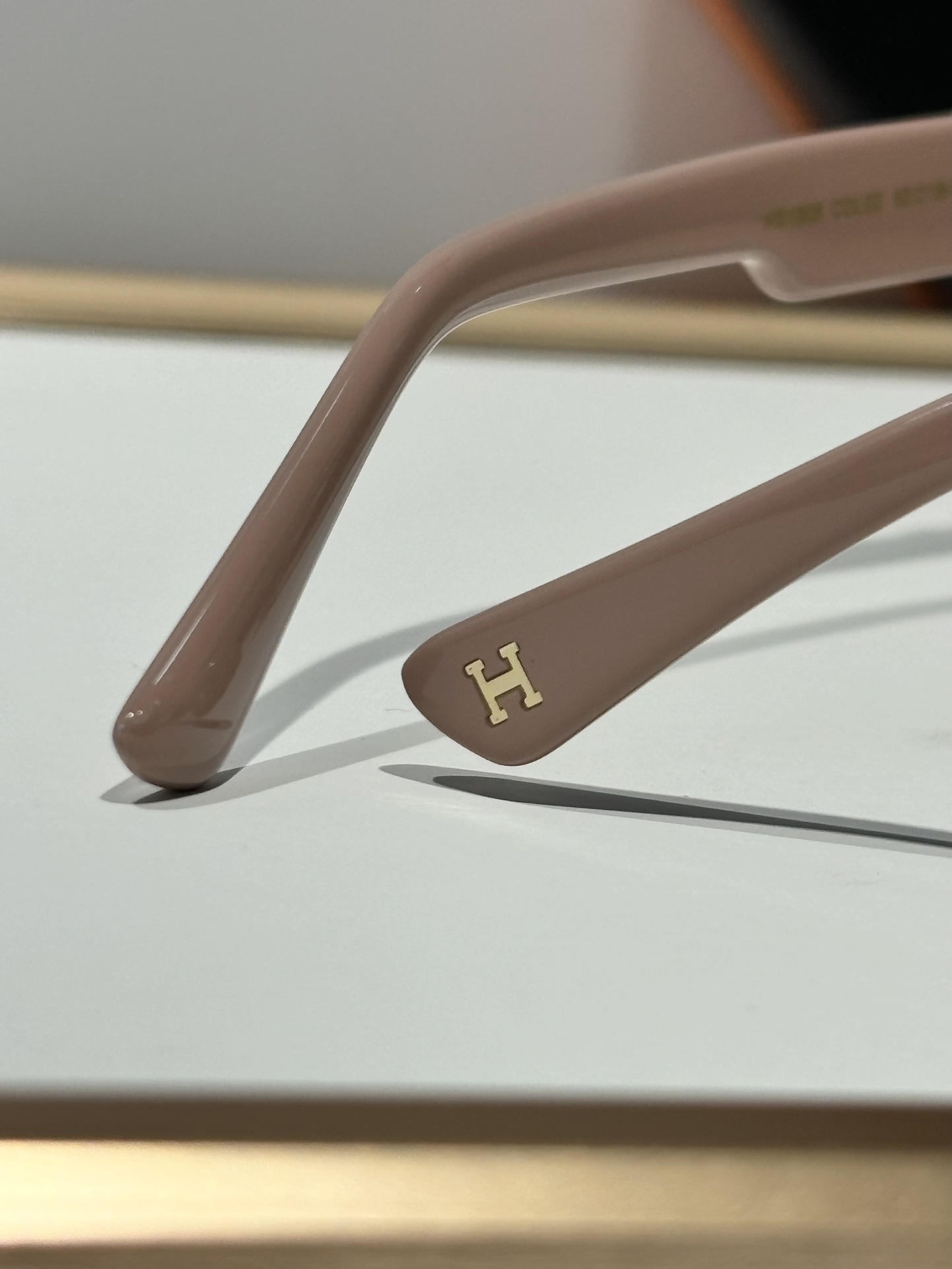 Hermes Luxury Oversized Square Sunglasses – Brown Gradient Lens