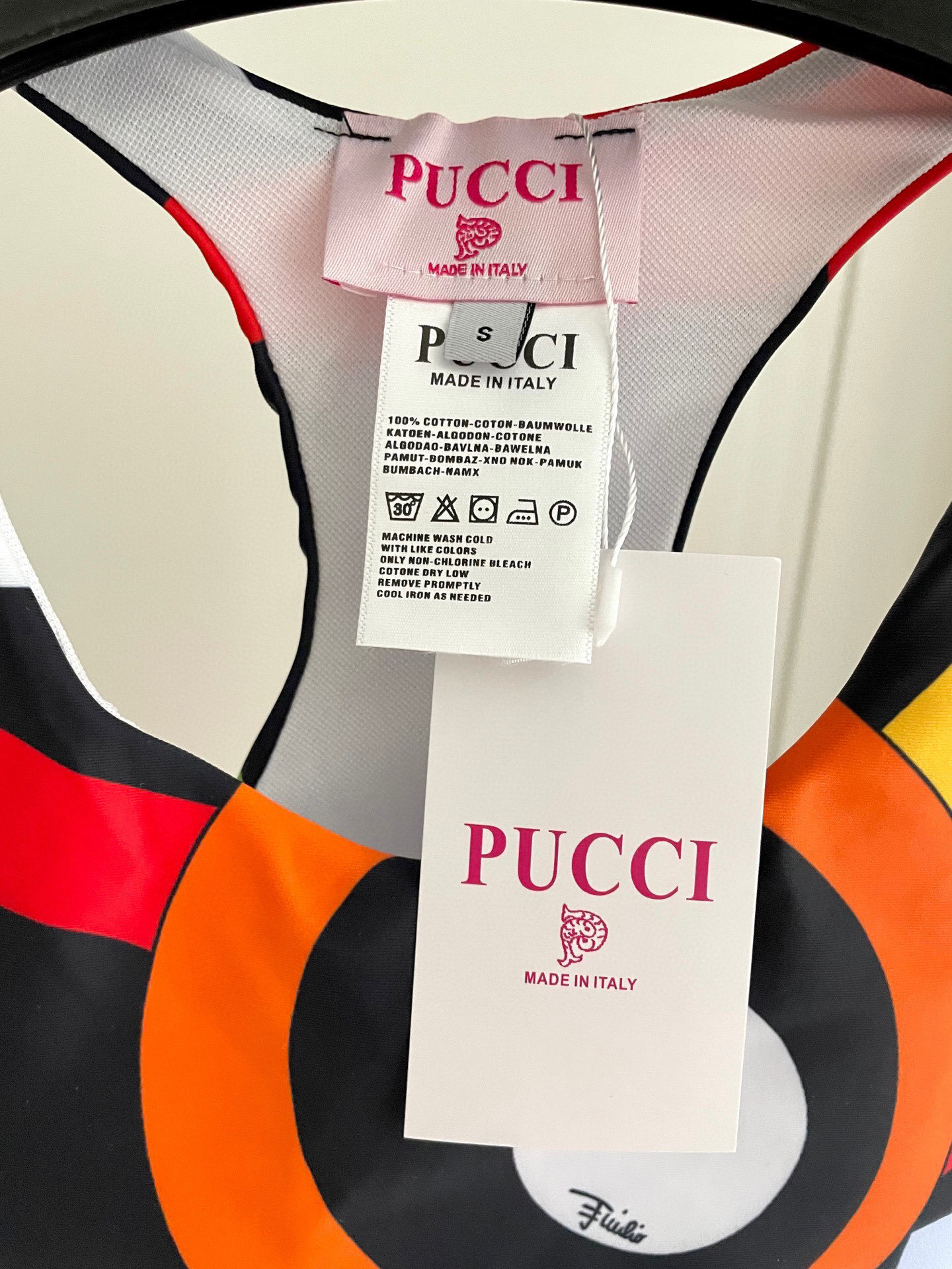Emilio Pucci Multicolor Abstract Print Activewear Set