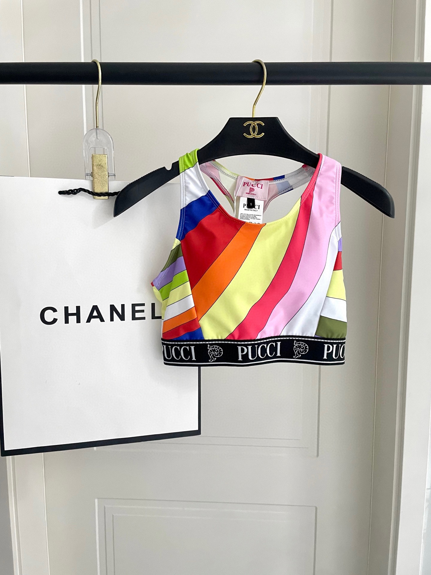 Pucci Rainbow Crop Top