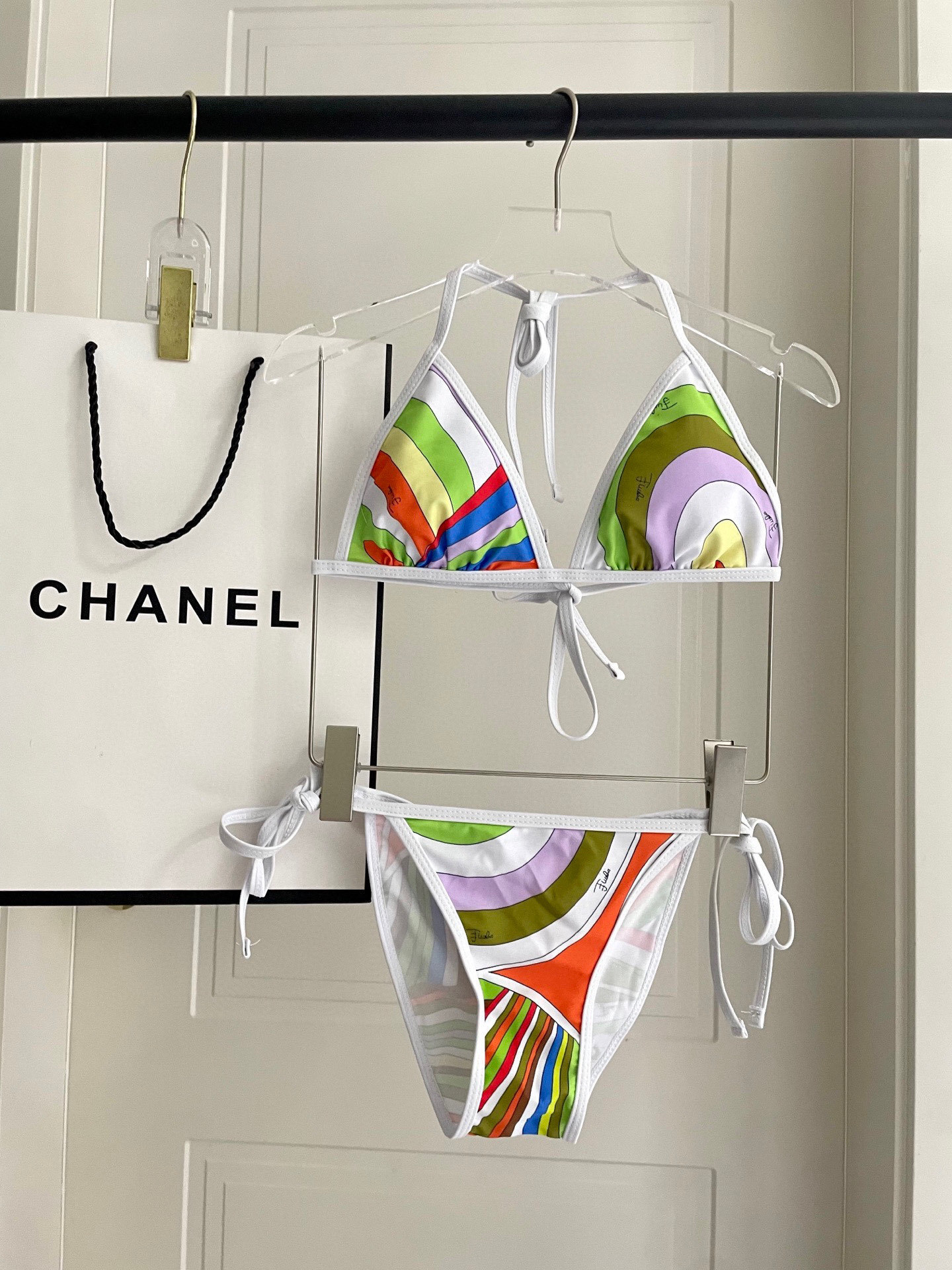 Pucci Swirl Print Bikini – Vintage Pucci Swimsuit