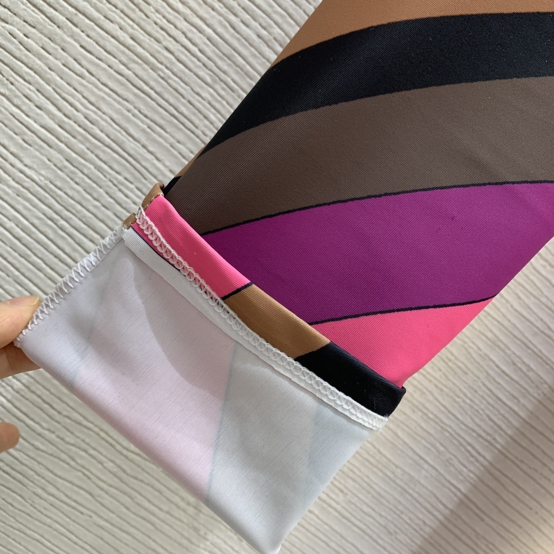 Pucci Geometric Swirl Print Long Sleeve Jumpsuit Catsuit