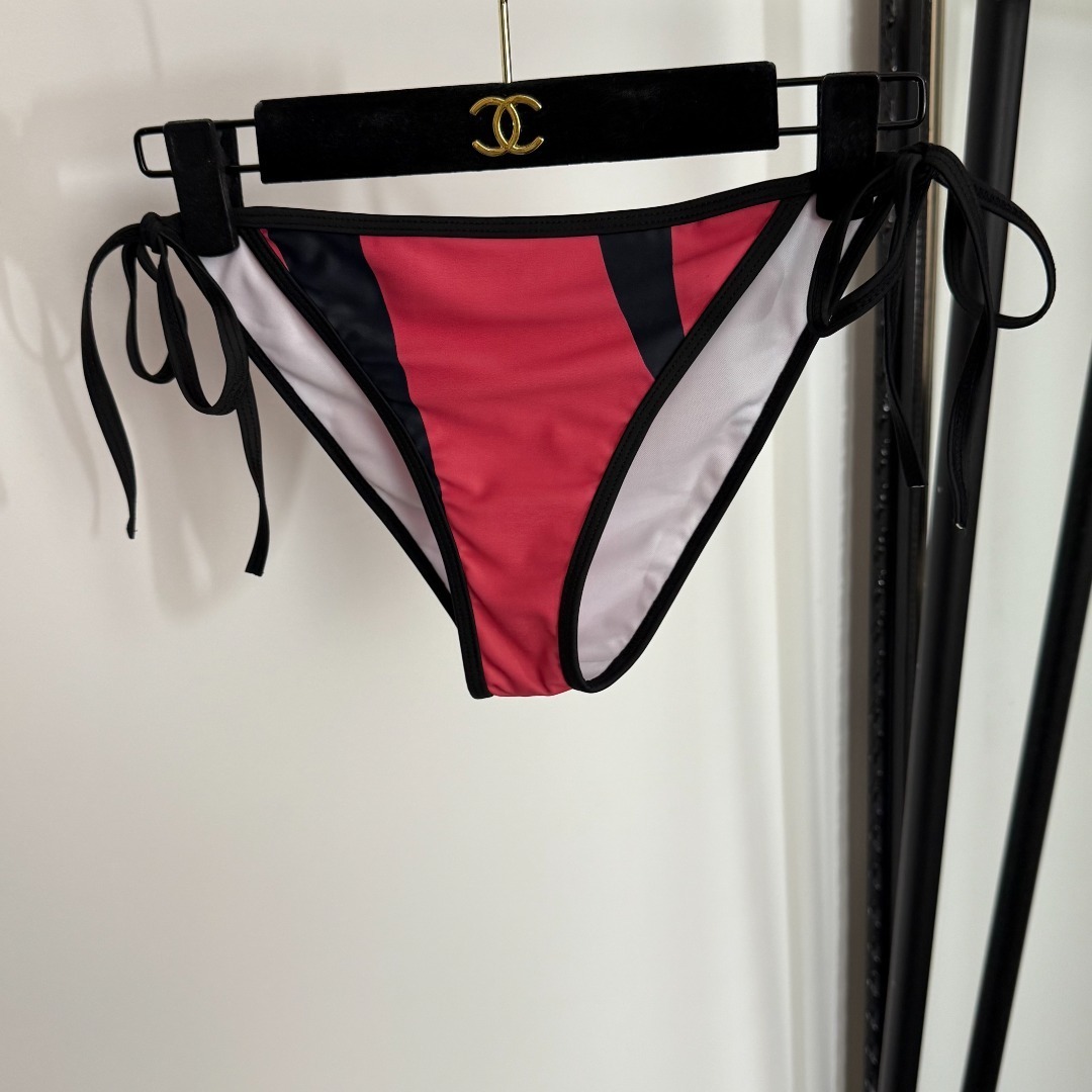 Emilio Pucci Abstract Print Triangle Bikini Set – Pink/Black