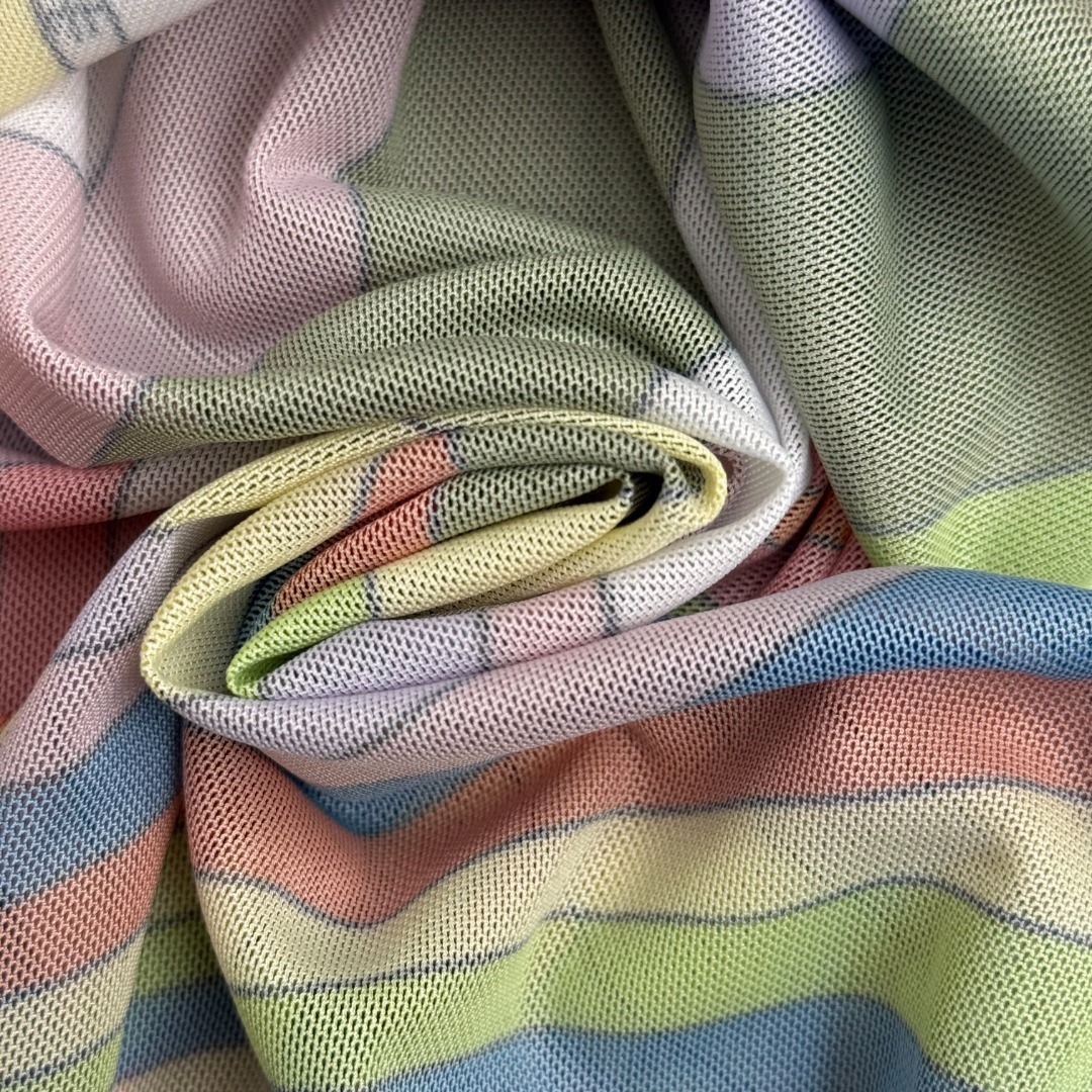 Pucci Print Long Sleeve Mesh Maxi Dress – Abstract Multicolor