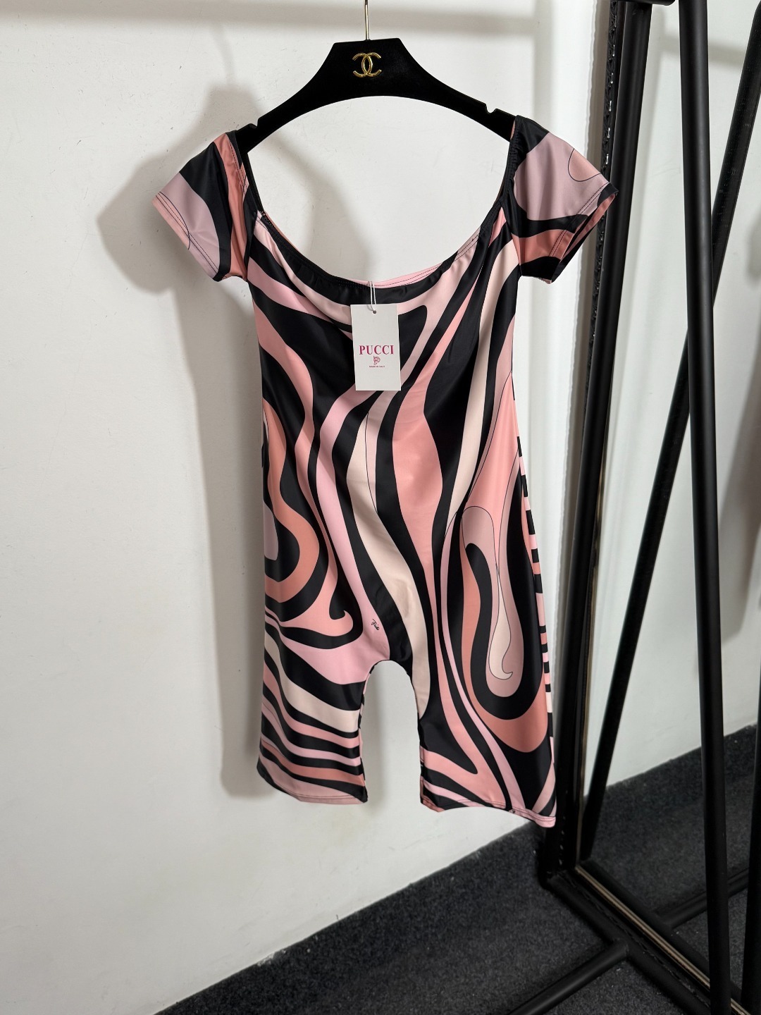 Emilio Pucci Pink Zebra Romper – Designer Playsuit