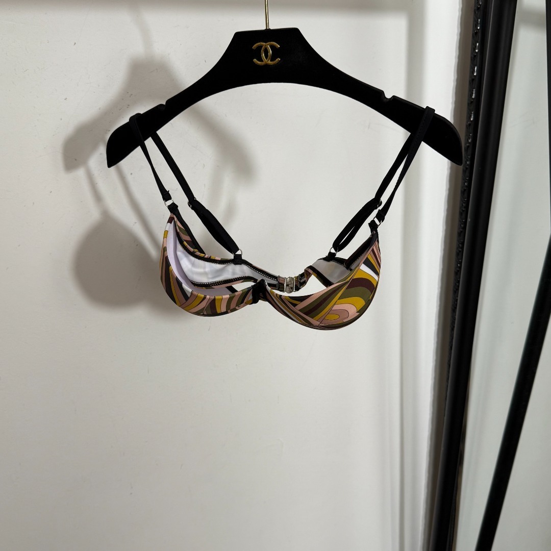 Pucci Geometric Print Bikini & Sarong Set – Luxury Resort Wear