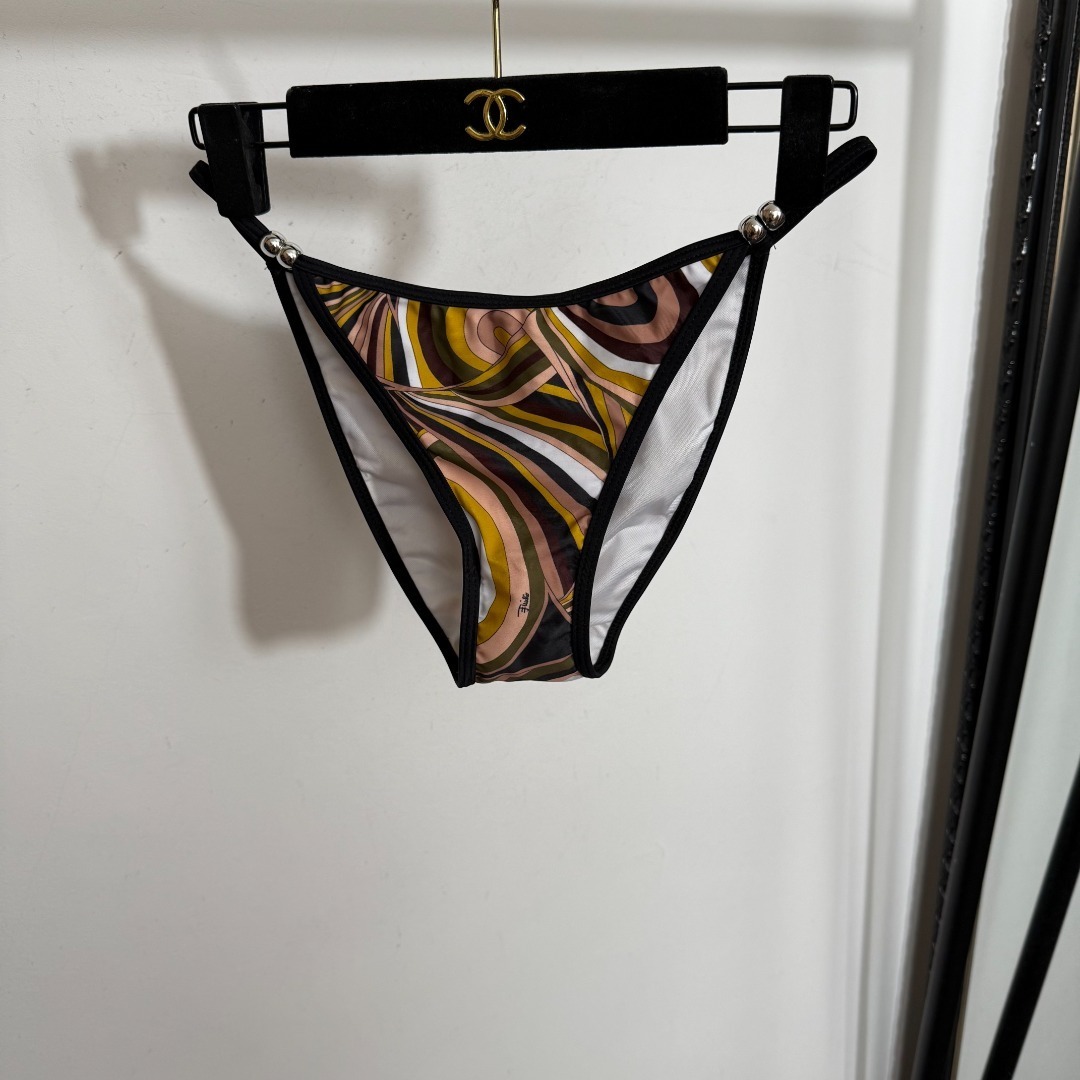 Pucci Geometric Print Bikini & Sarong Set – Luxury Resort Wear