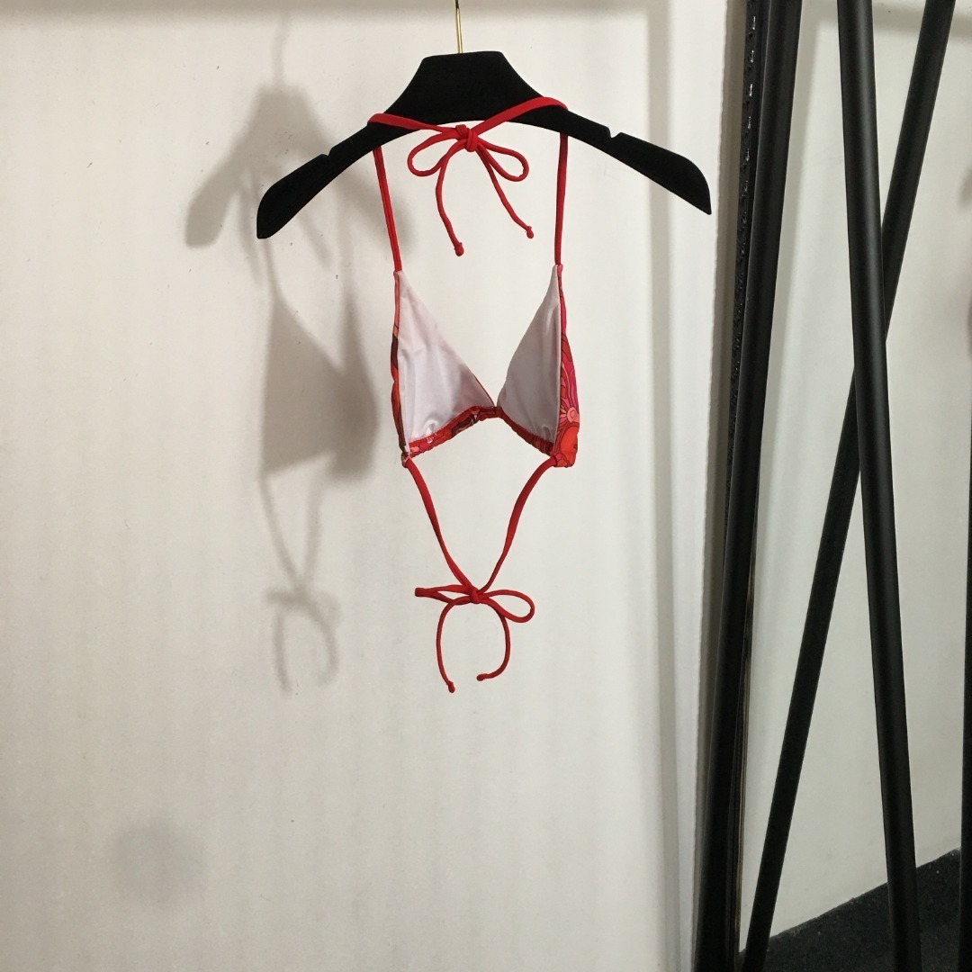 Emilio Pucci Pink Swirl Print Bikini & Skirt Set – Luxury Resort Wear