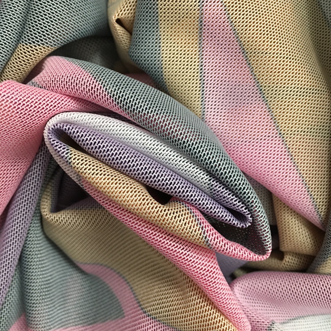 Emilio Pucci Geometric Print Mesh Long Sleeve Maxi Dress