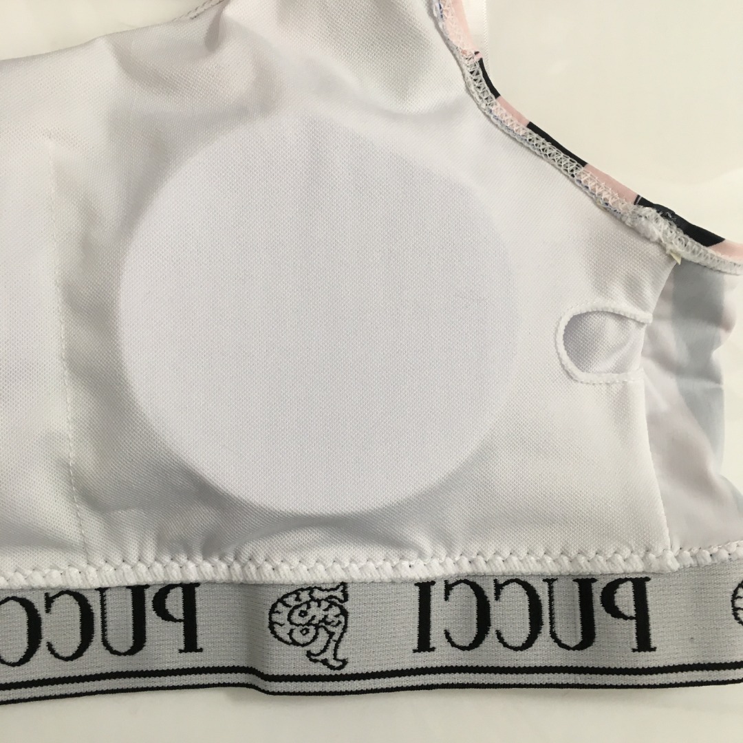 Pucci Print Pink Swirl Activewear Set – Bra & Leggings Yoga Outfit