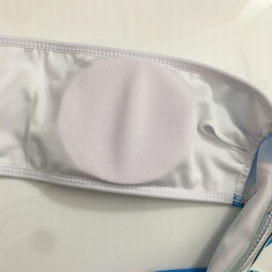 Luxury Retro Swirl Print Bandeau Swim Set and Maxi Cover Up