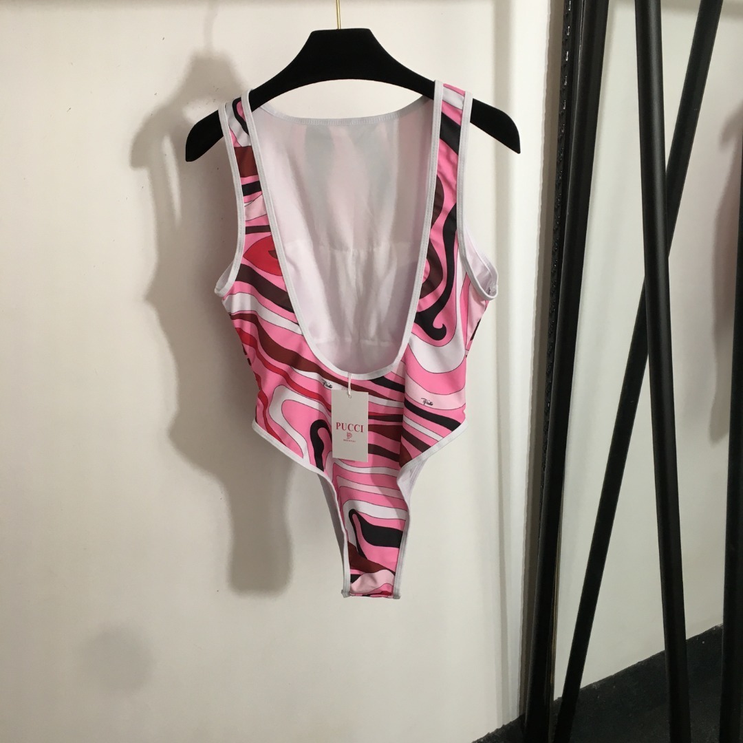 Pink Retro Swirl Print Co-ord Set – Bodysuit & Midi Skirt