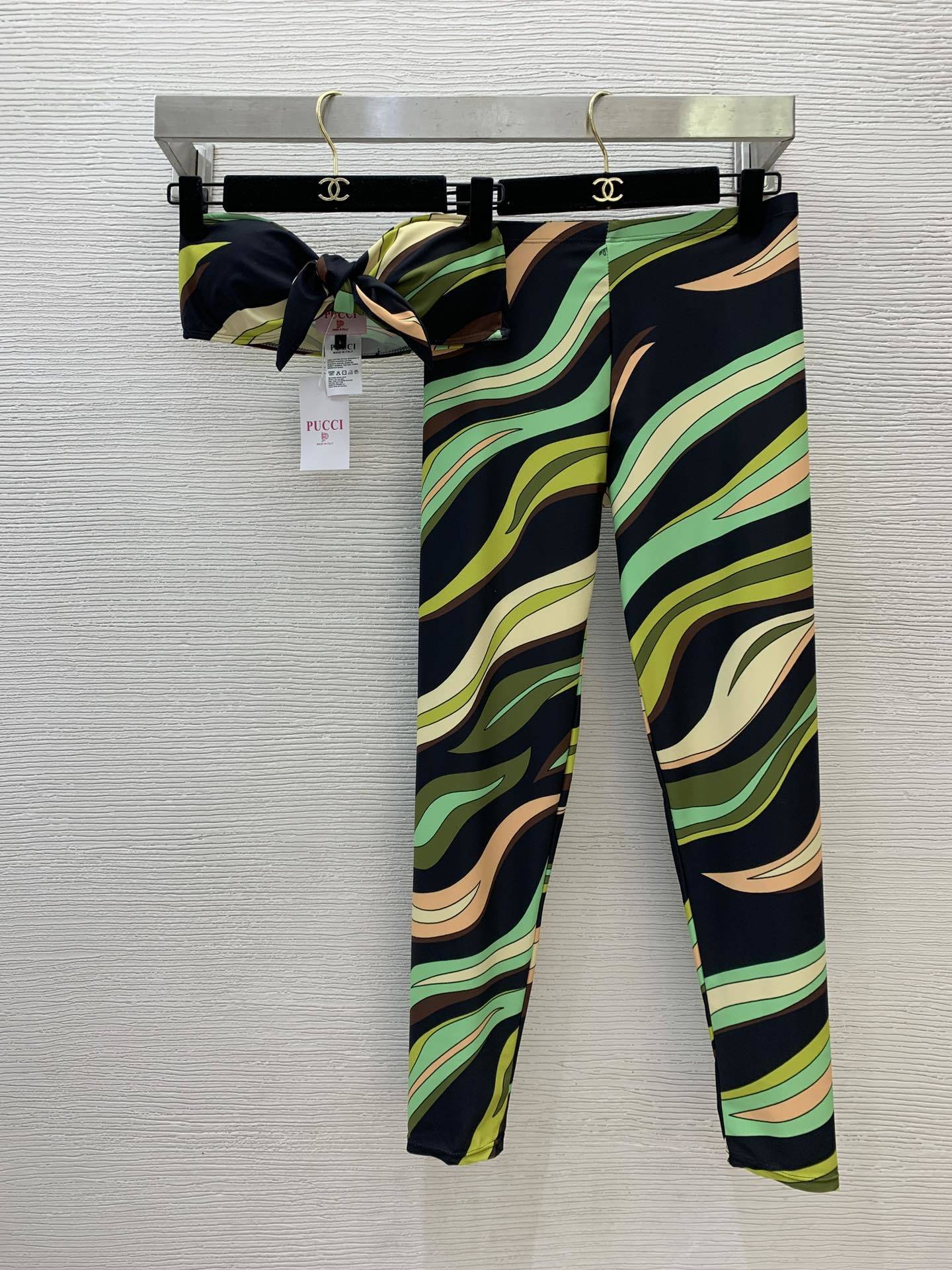 Emilio Pucci Active Set – Emilio Pucci Printed Active Set – Black