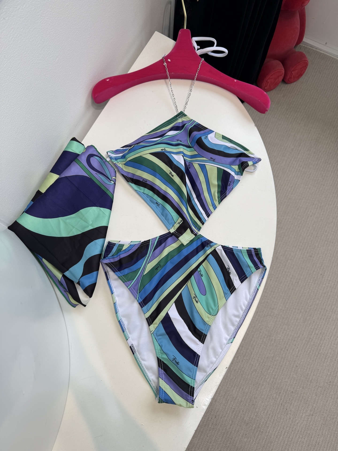 print Emilio Pucci Swirl Bikini – Emilio Pucci Swirl Print Bikini