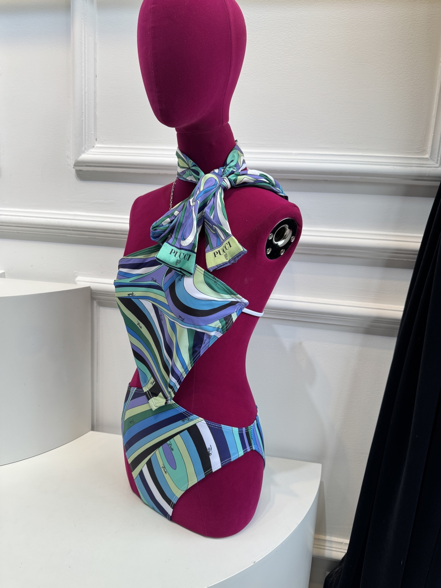 Pucci Abstract Print Halter Bikini Set | Luxury Swimwear