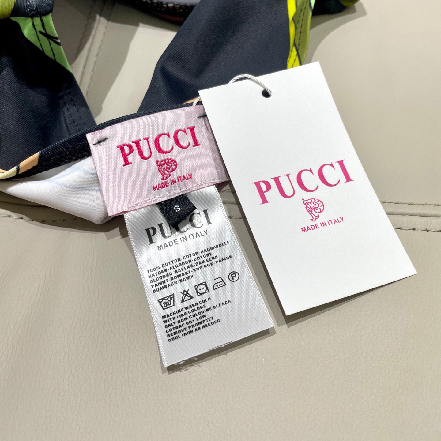 Emilio Pucci Abstract Swirl Print 2-Piece Legging & Top Set