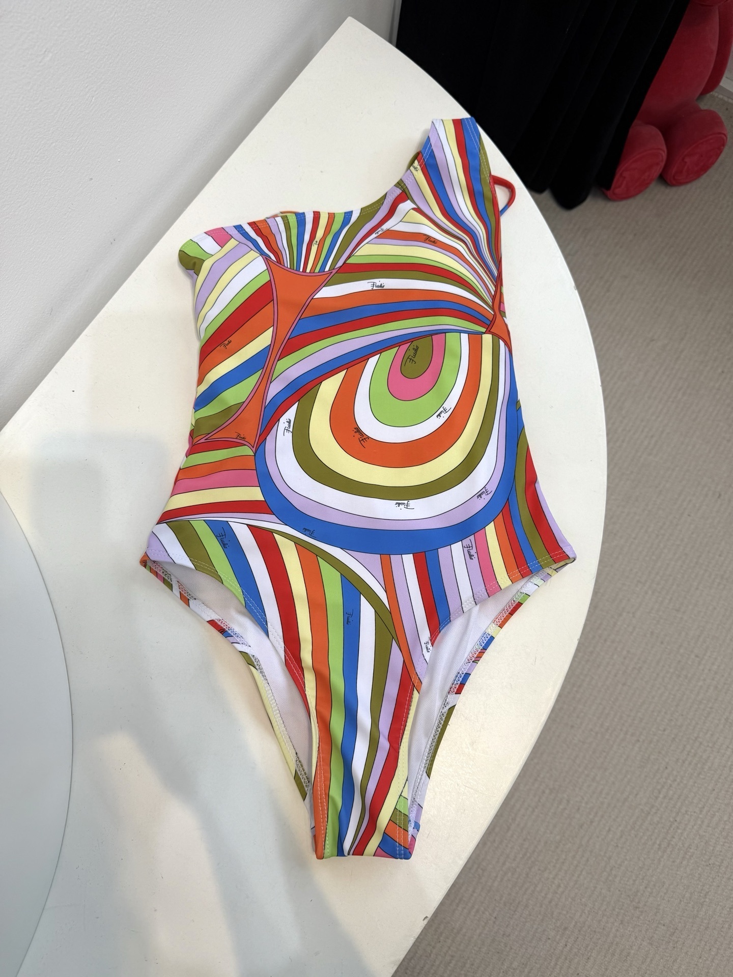 Emilio Pucci Multicolor Swimsuit – Emilio Pucci Multicolor Spiral