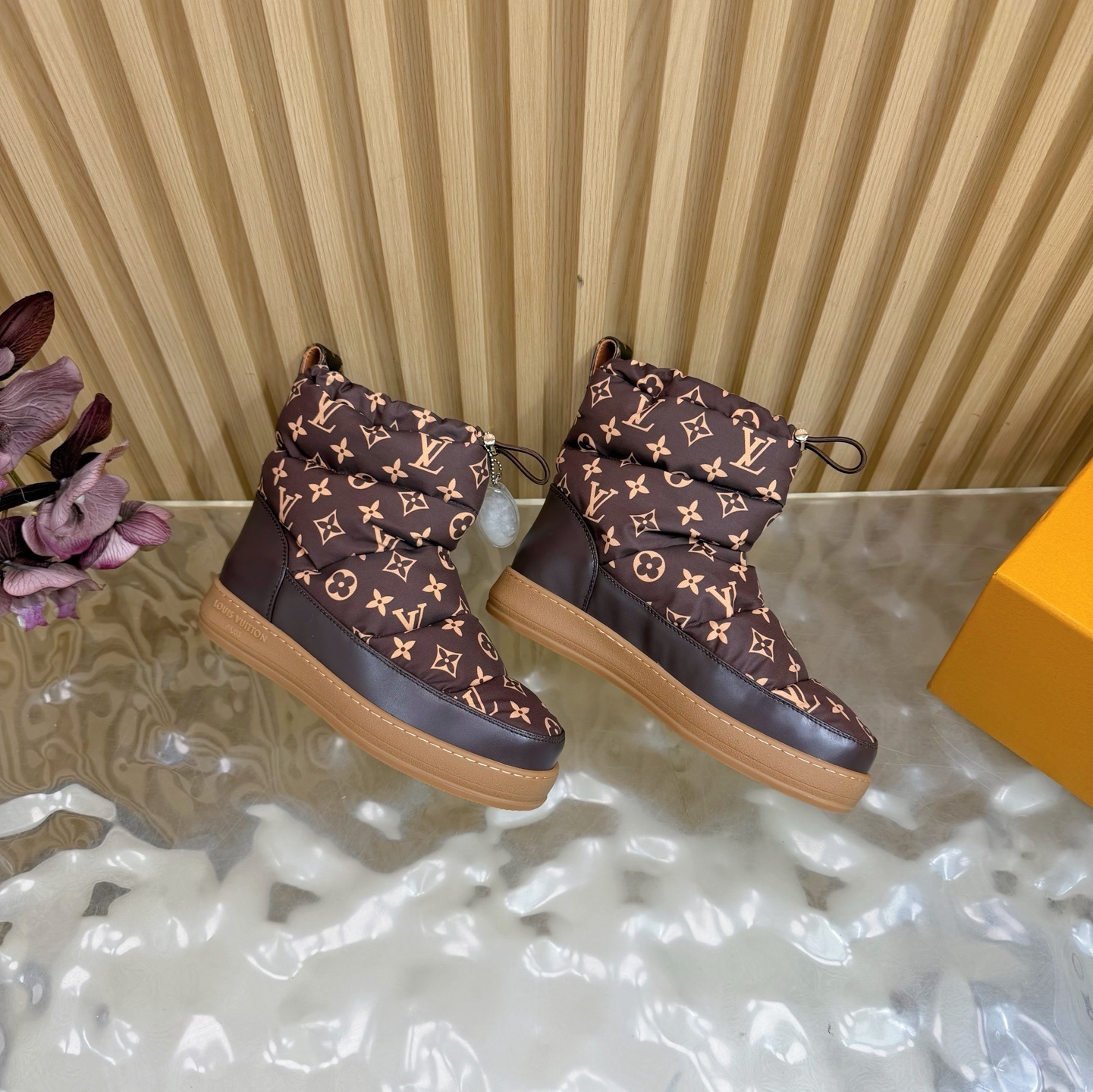 Louis Vuitton Pillow Comfort Ankle Boots - Brown Monogram Padded