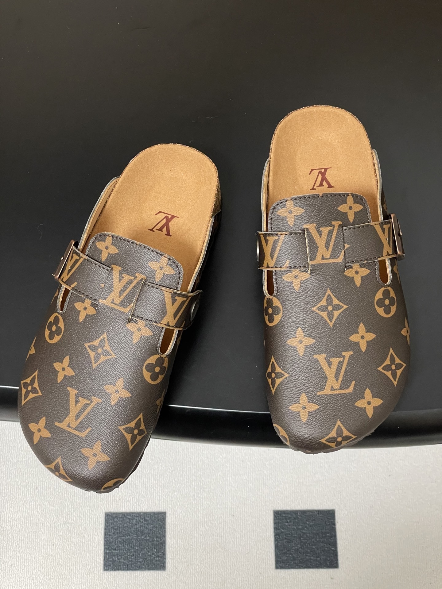 Louis Vuitton Monogram Mule Clogs - Luxury Slip-On Cork Slides