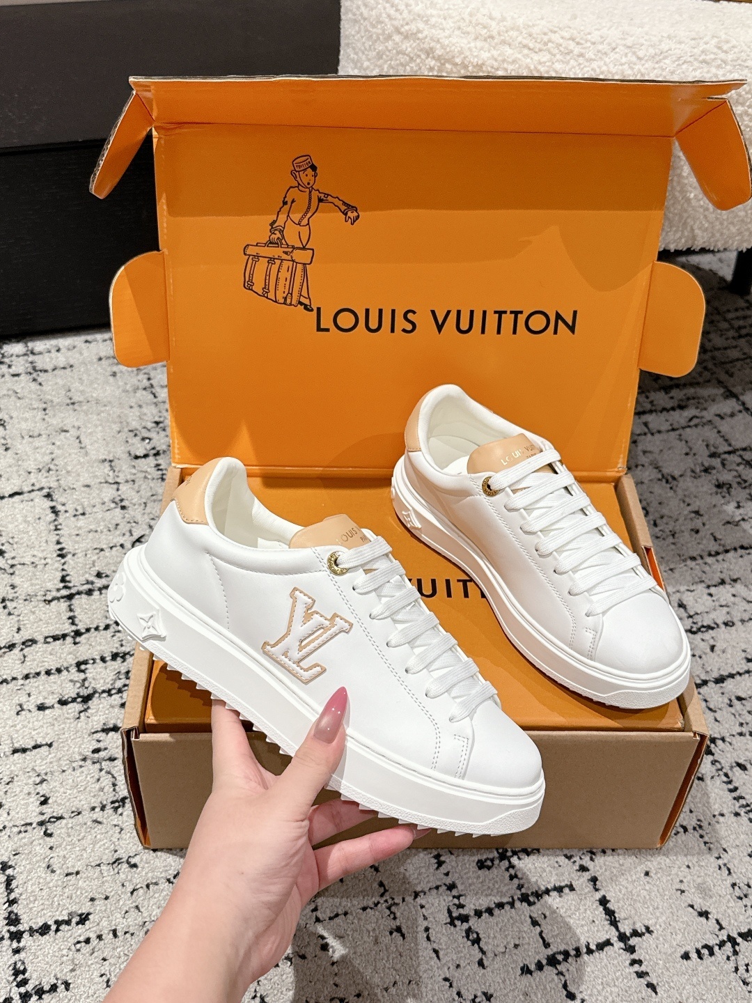 Louis Vuitton Time Out Sneaker Monogram Canvas NYC Edition