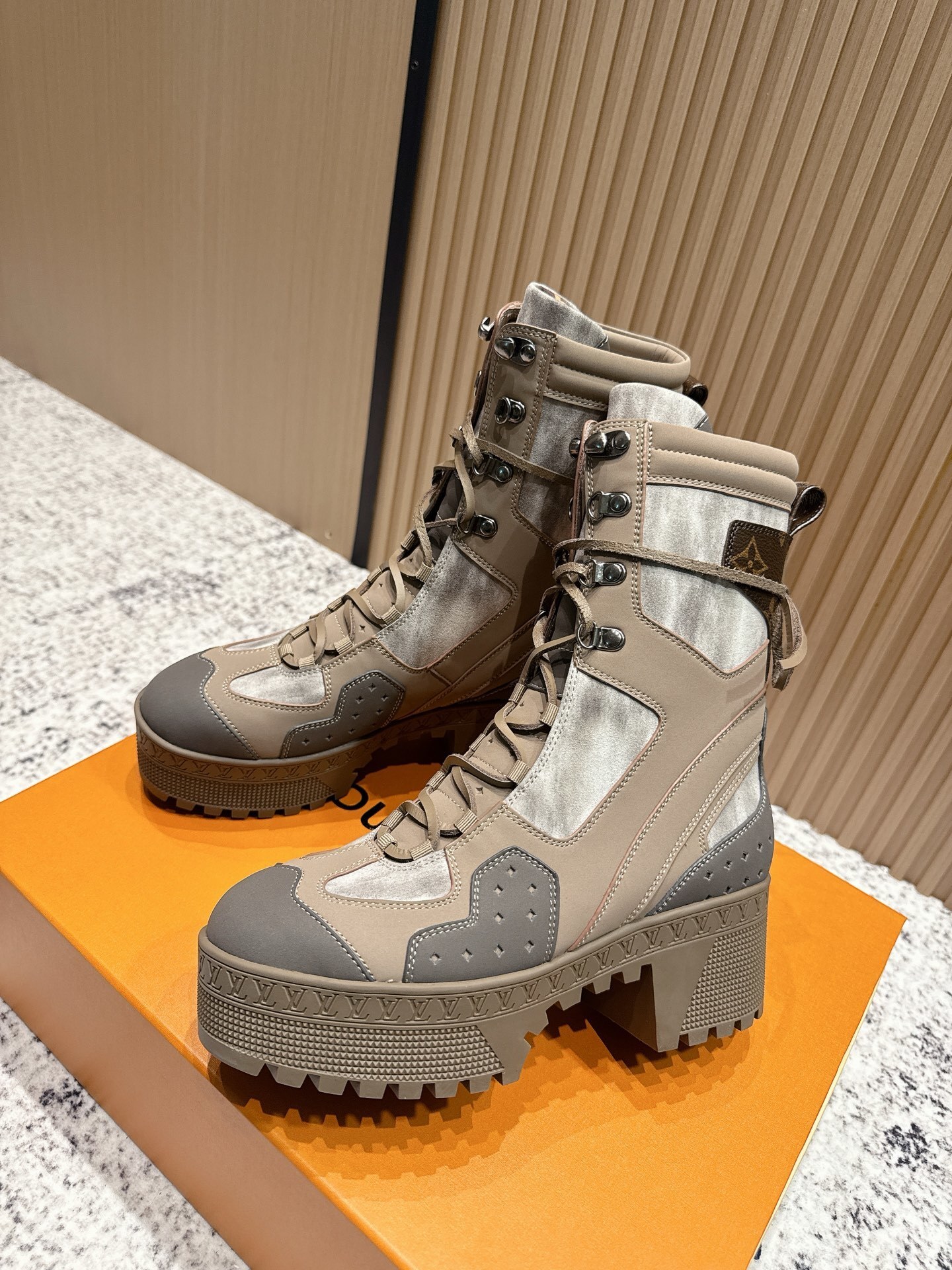 Louis Vuitton Aspen Platform Ankle Boots - Designer Women's Shoes