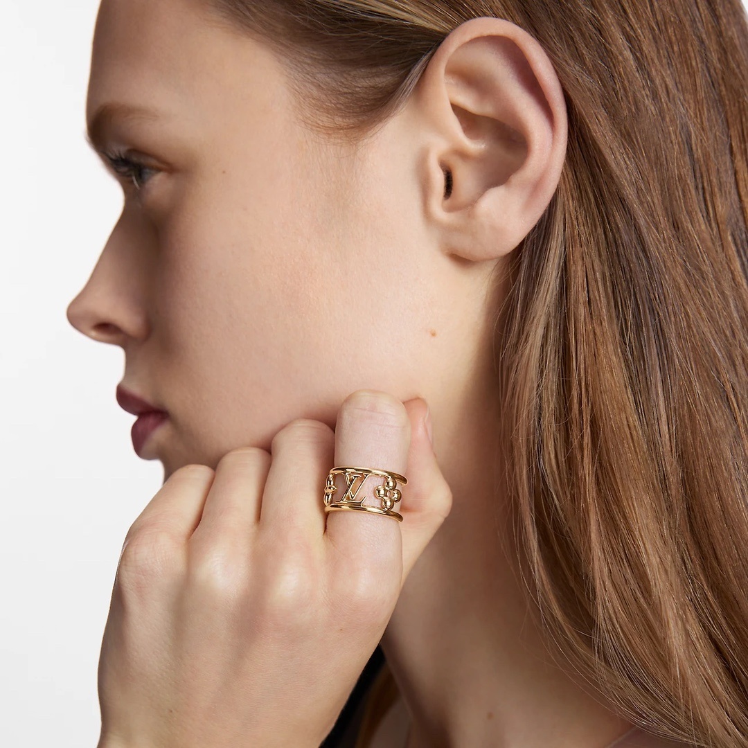 openwork Louis Vuitton Gold Flower Ring – Louis Vuitton Gold Flower