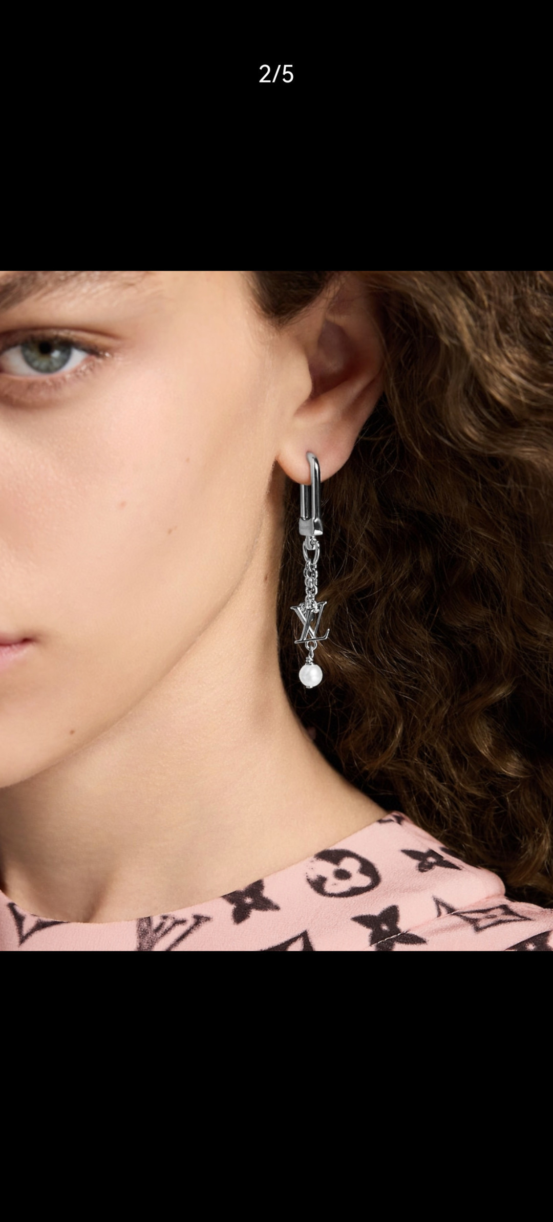 Louis Vuitton Silver Lockme Pearl Earrings – Louis Vuitton Silver