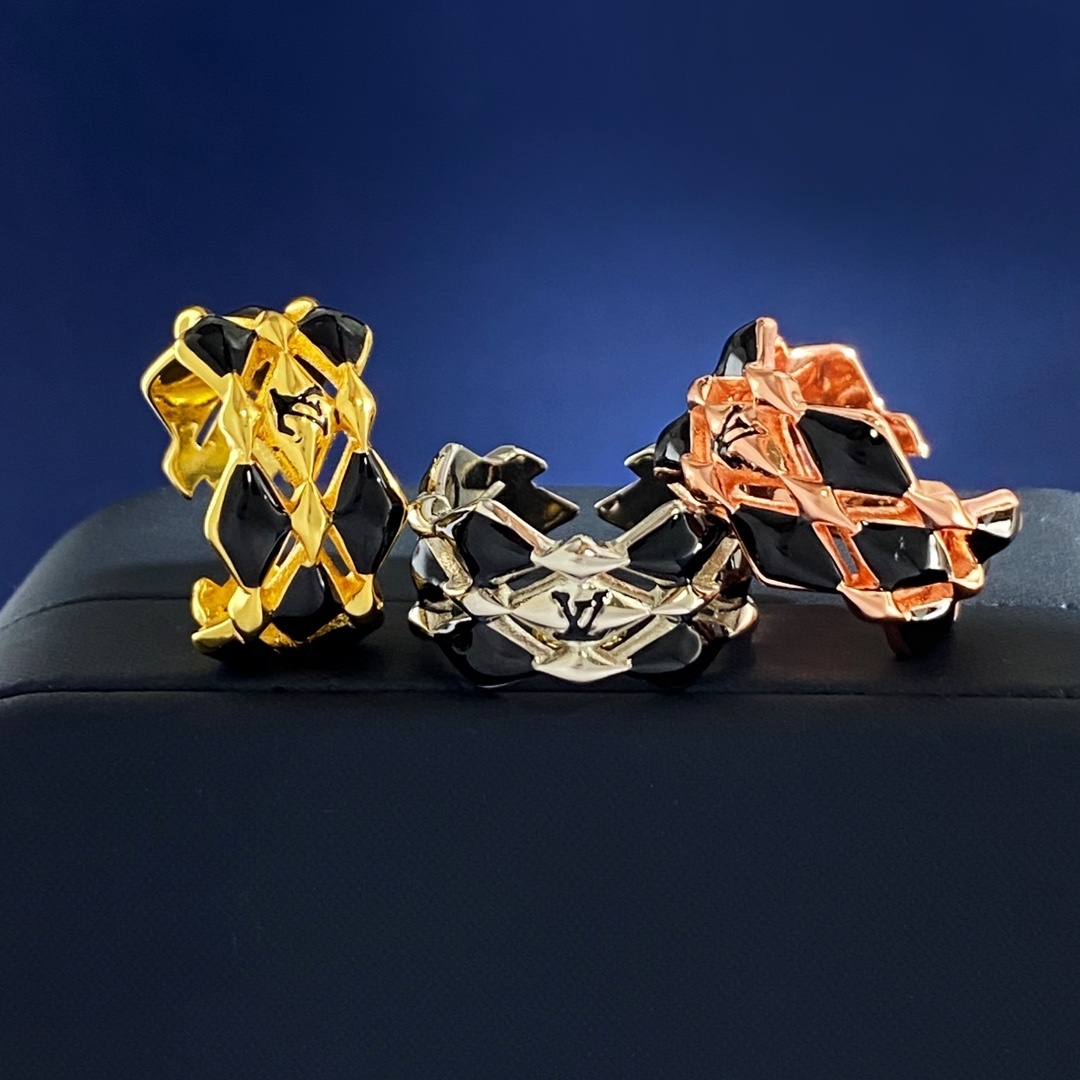 LV Volt One Ring – Gold, Silver, Rose Gold – Statement Jewelry