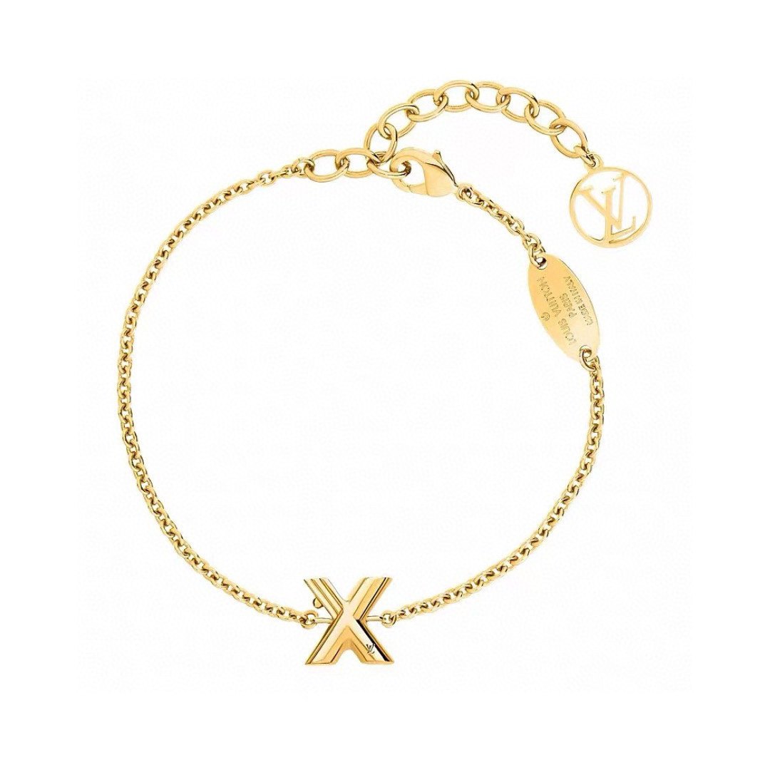 Premium Gold Initial Bracelet – Personalized Elegance