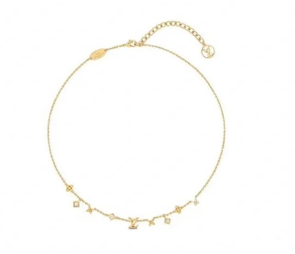 Louis Vuitton Gold Petite Necklace – Louis Vuitton Gold Charm Petite