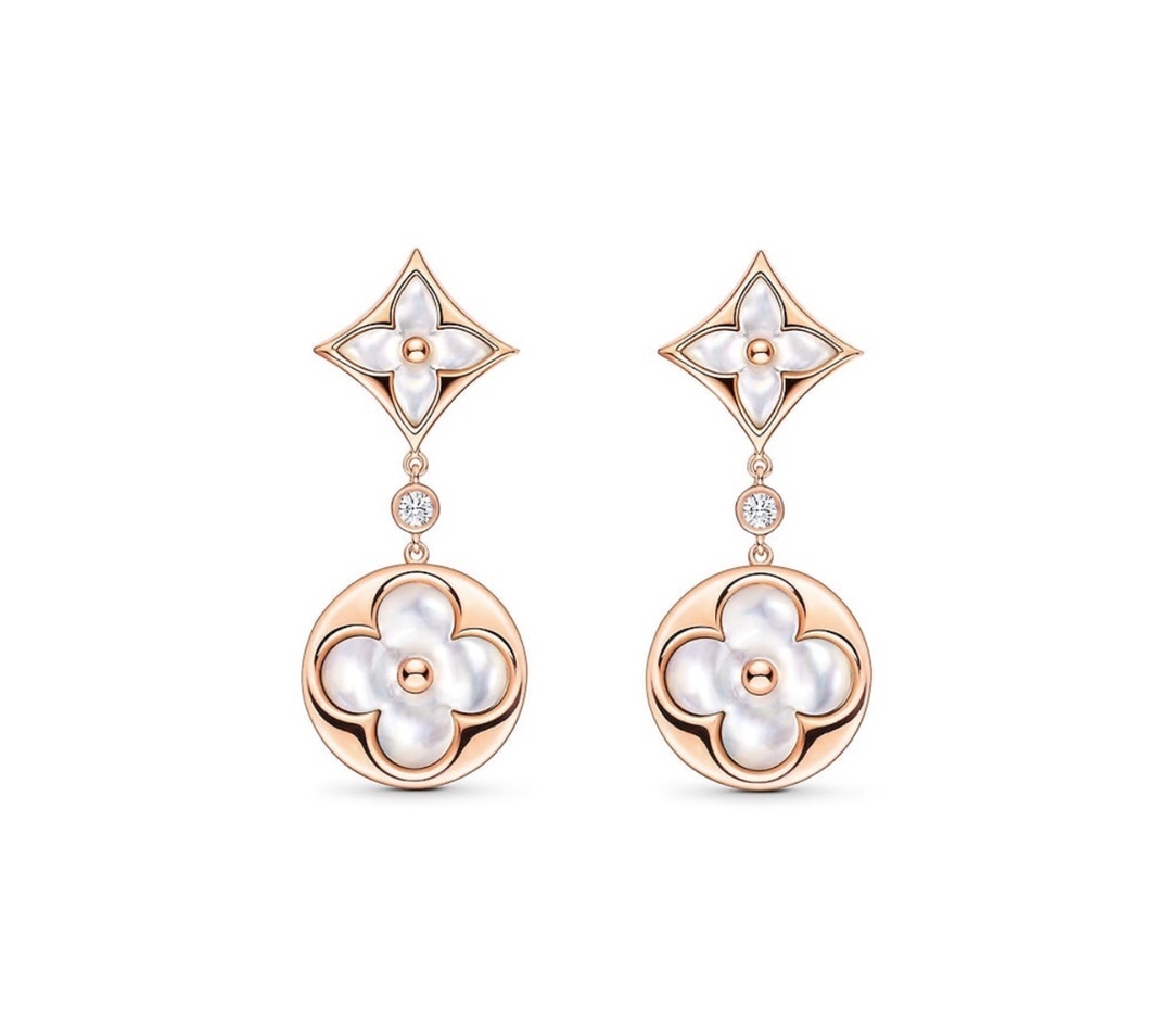 Louis Vuitton Rose Gold Earrings – Louis Vuitton Rose Gold
