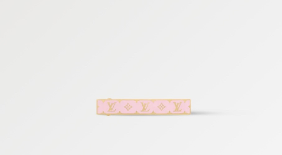 Louis Vuitton Pink Hair Clip - Louis Vuitton Pink Monogram Hair Clip