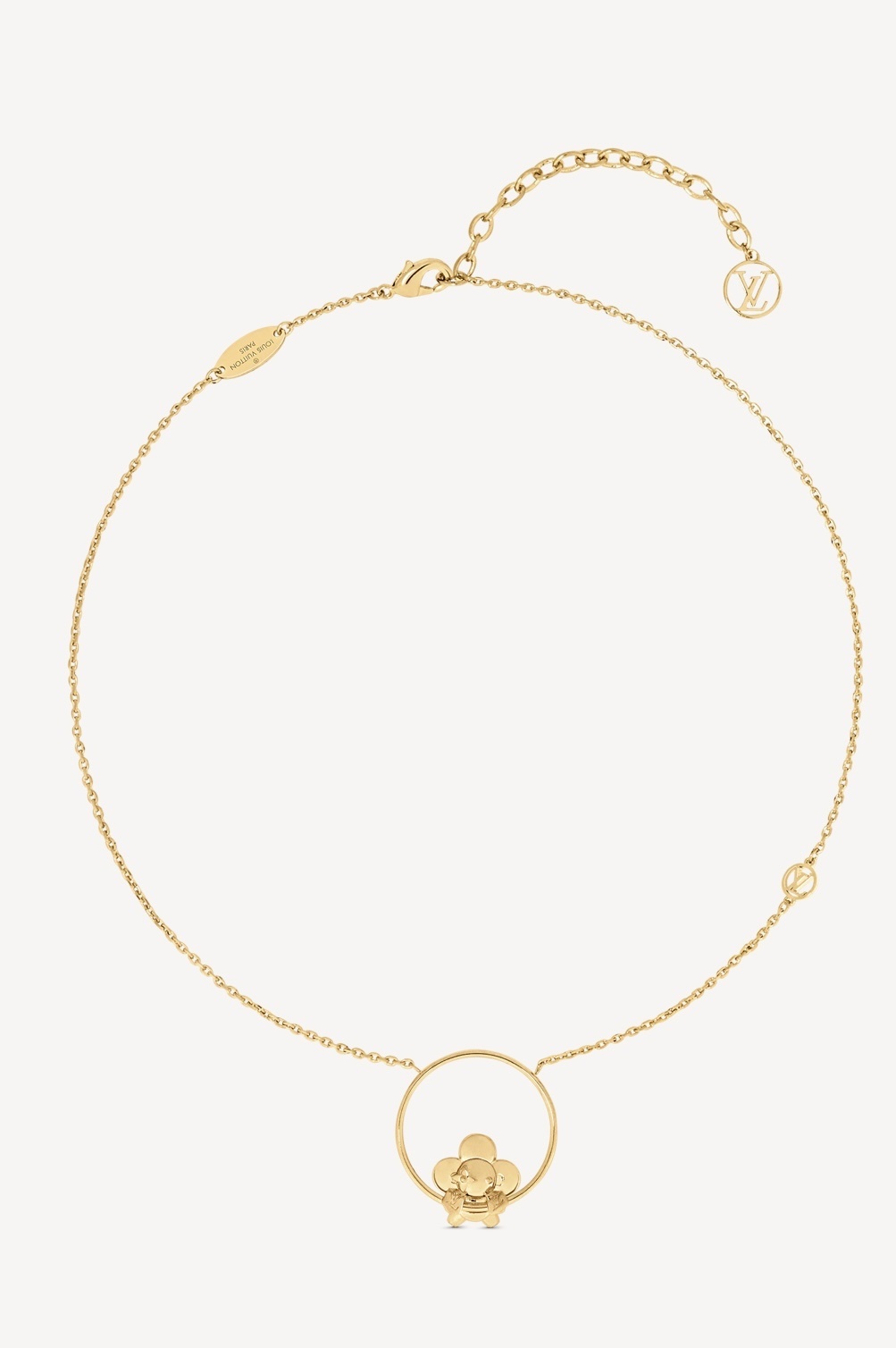 Louis Vuitton Gold Flower Necklace – Louis Vuitton Gold Flower Circle
