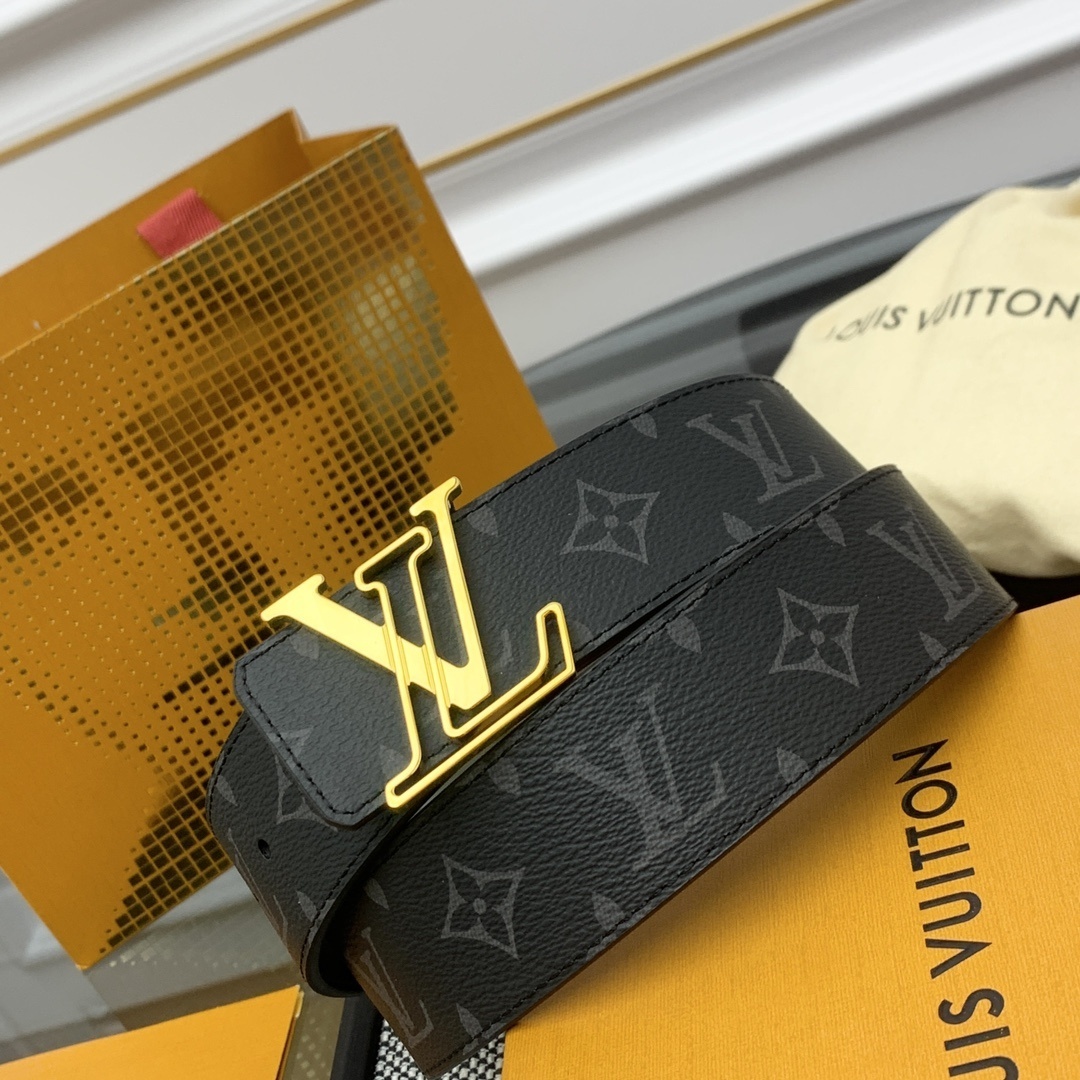 Louis Vuitton LV Initiales 40mm Reversible Belt Monogram Eclipse