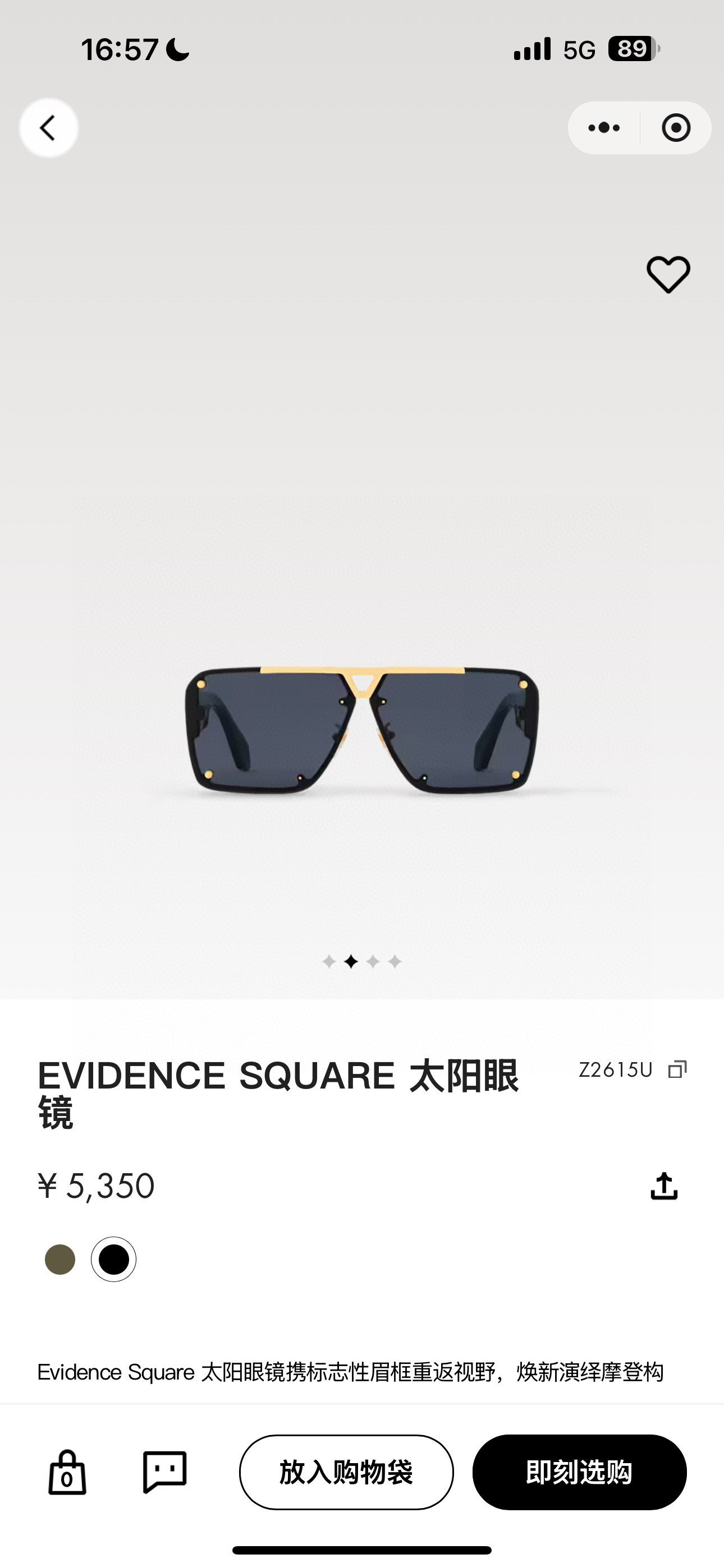 Louis Vuitton Square Sunglasses – Louis Vuitton Evidence Square