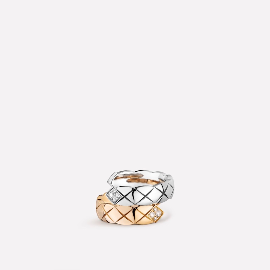 Chanel Coco Crush Rings – Chanel Coco Crush Gold & White Gold Diamond