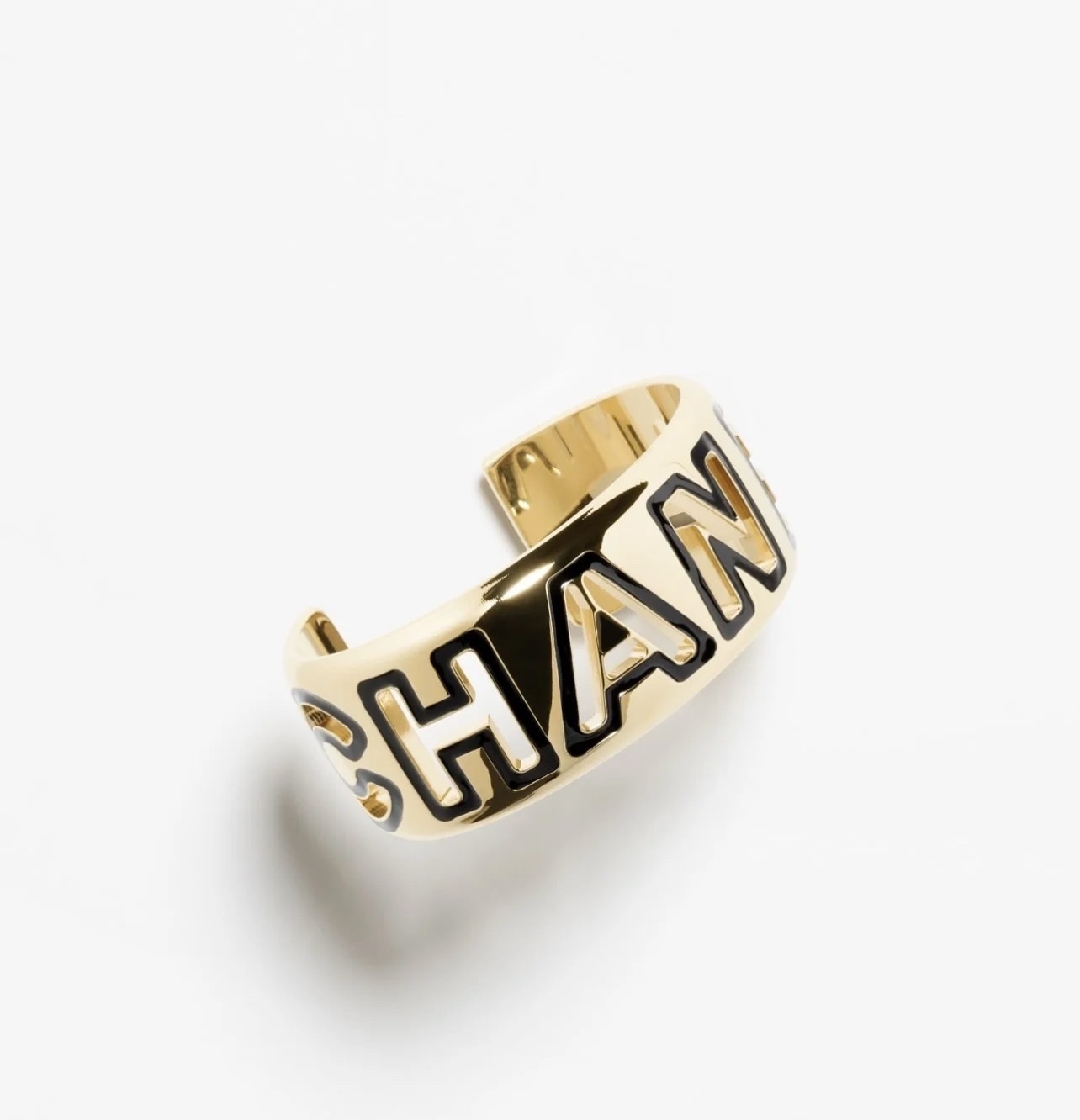 Chanel Inspired Gold Cuff Bracelet – Premium Quality